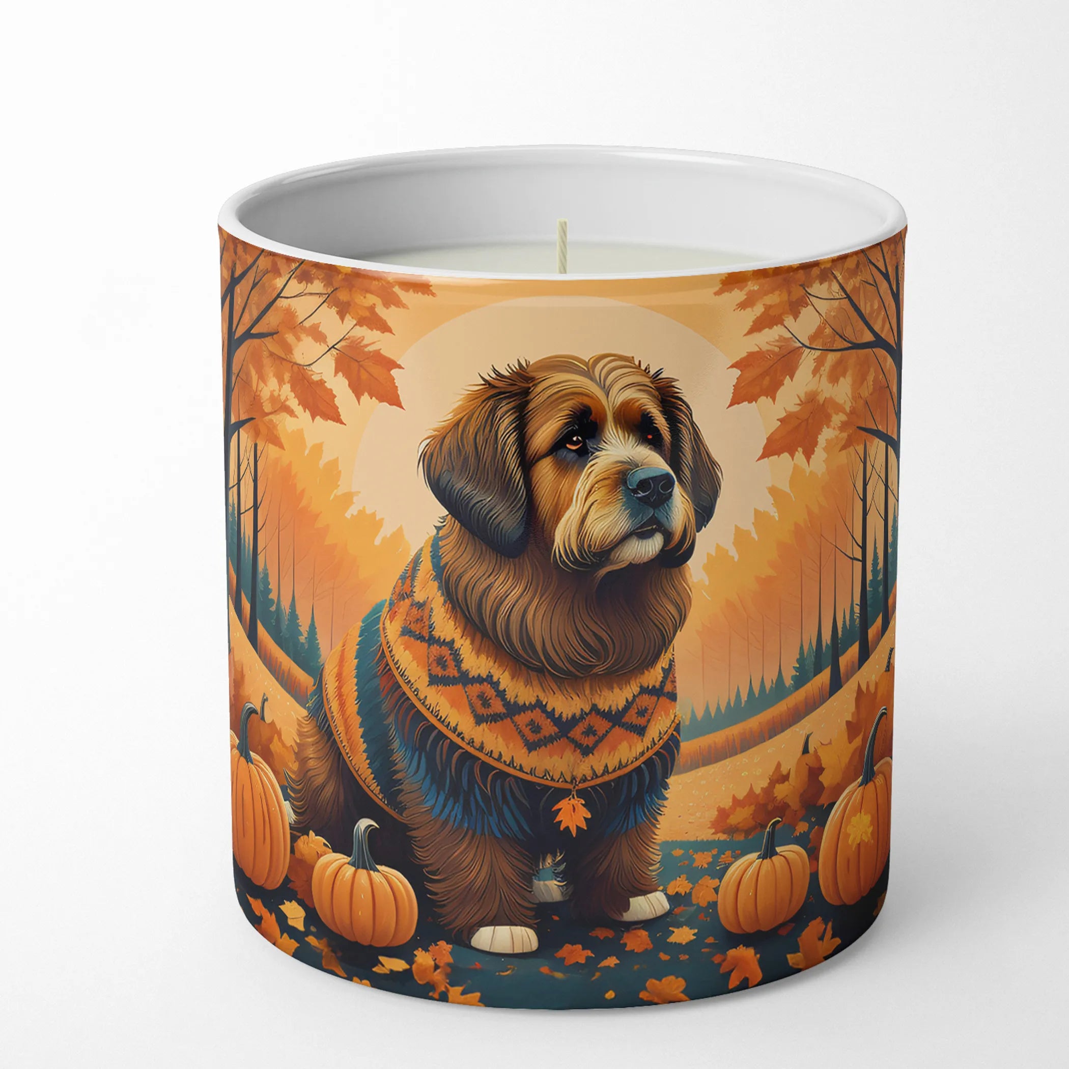 Autumn Leaves Decorative Soy Candle - Size: 10 OZ | Pack Of: 1 | Collection name: Autumn leaves