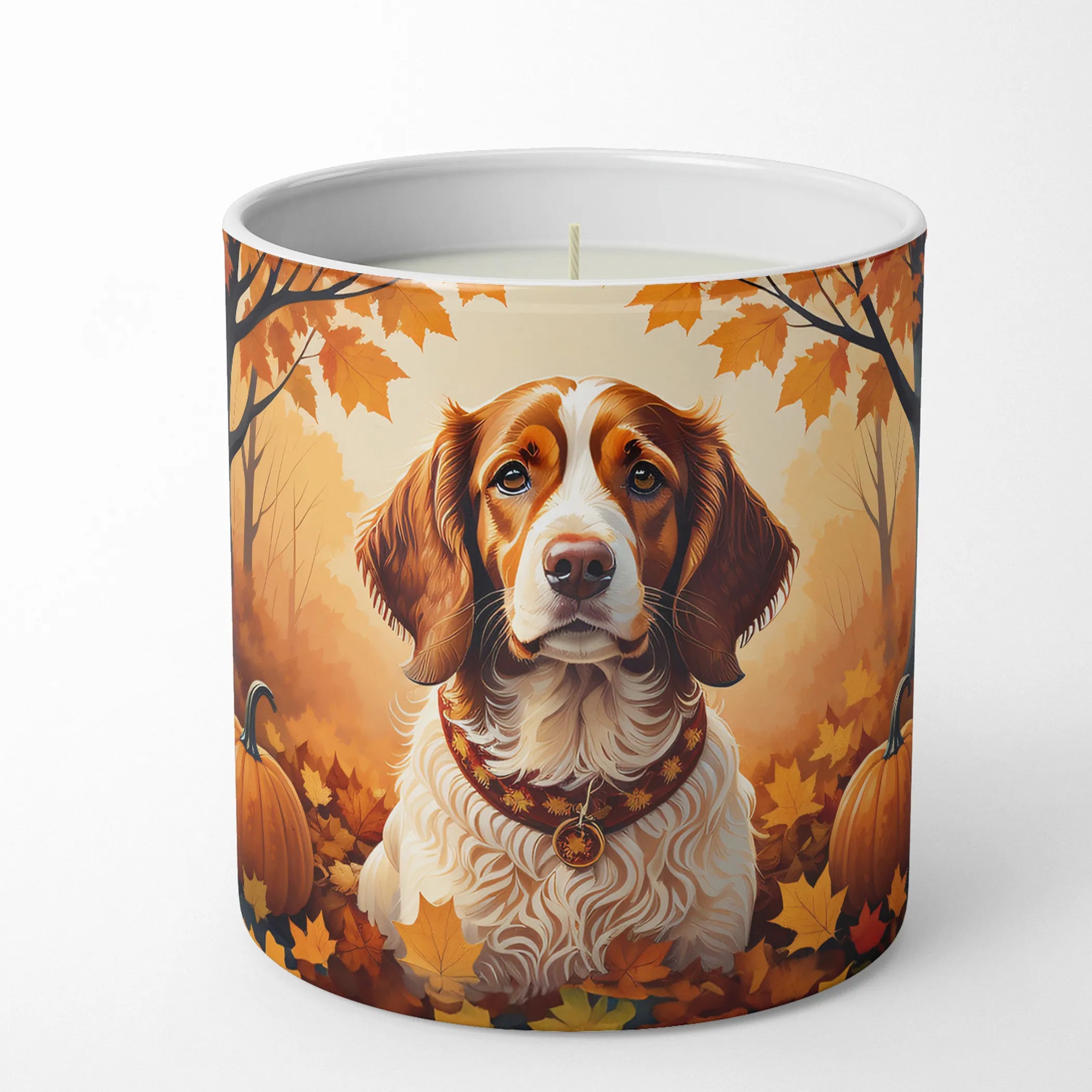 Autumn Leaves Decorative Soy Candle - Size: 10 OZ | Pack Of: 1 | Collection name: Autumn leaves