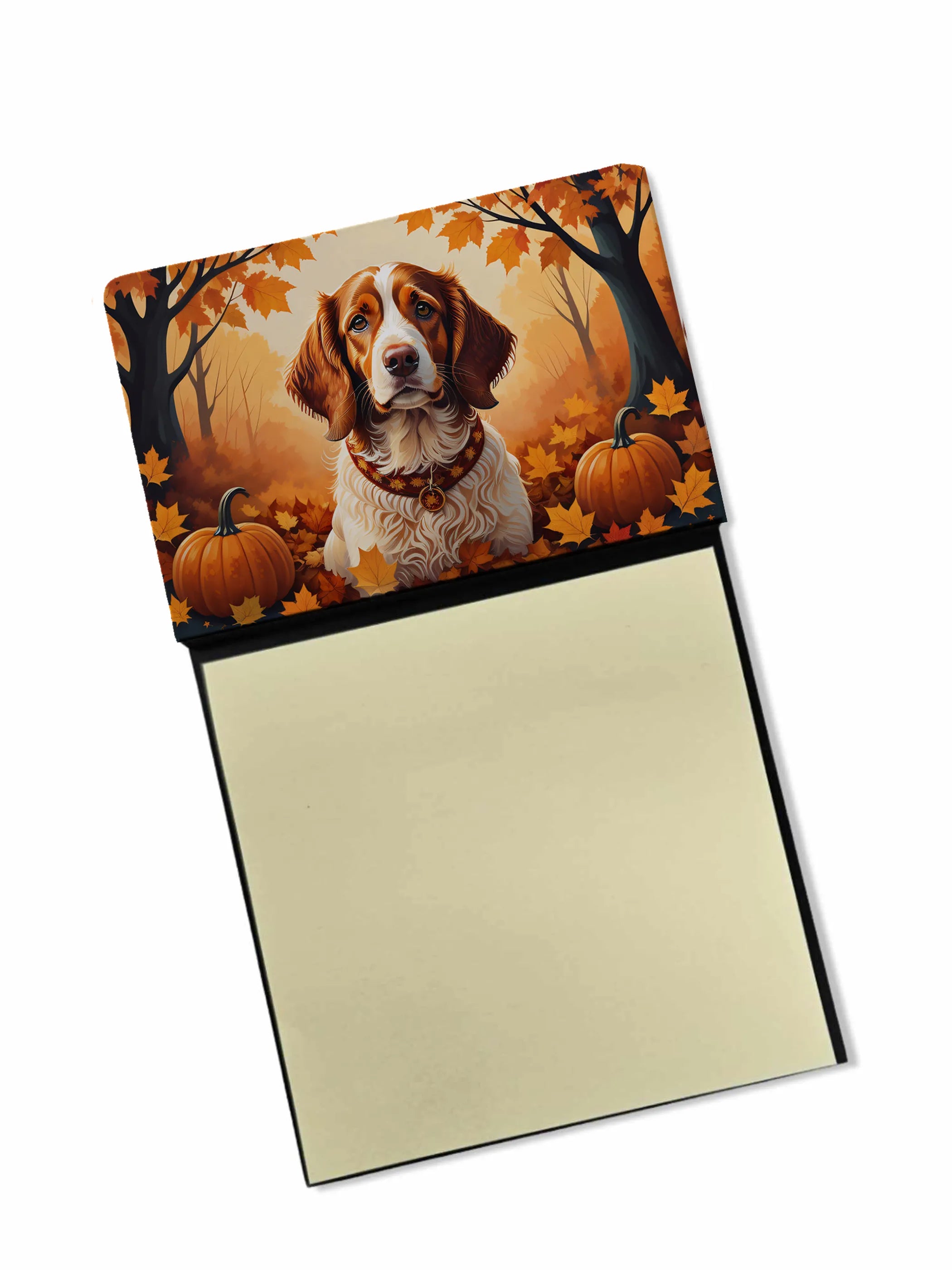 Autumn Leaves Sticky Note Holder - Pack Of: 1 | Collection name: Autumn leaves