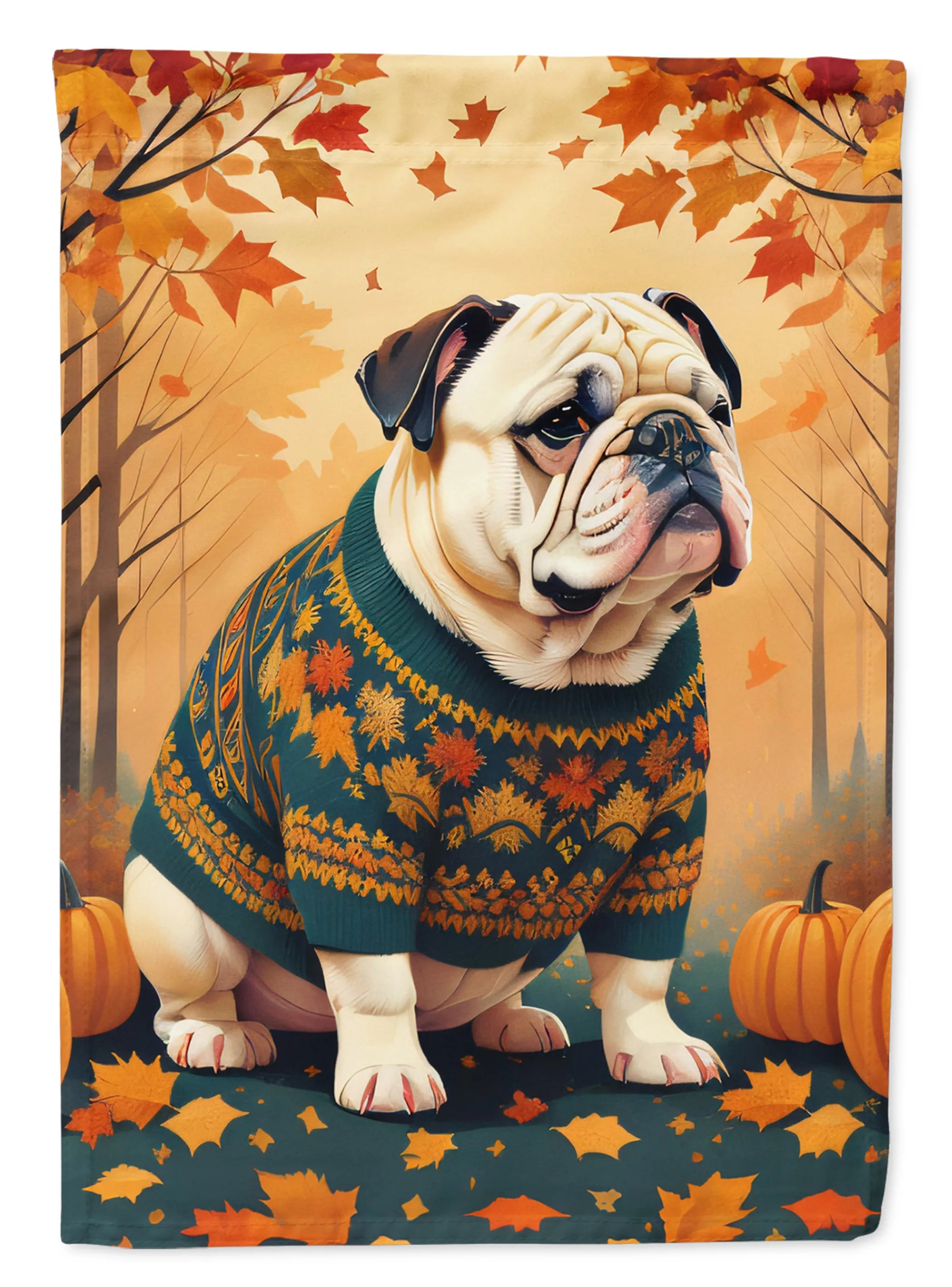 Autumn Leaves Decorative Flag - Pack Of: 1 | Collection name: Autumn leaves