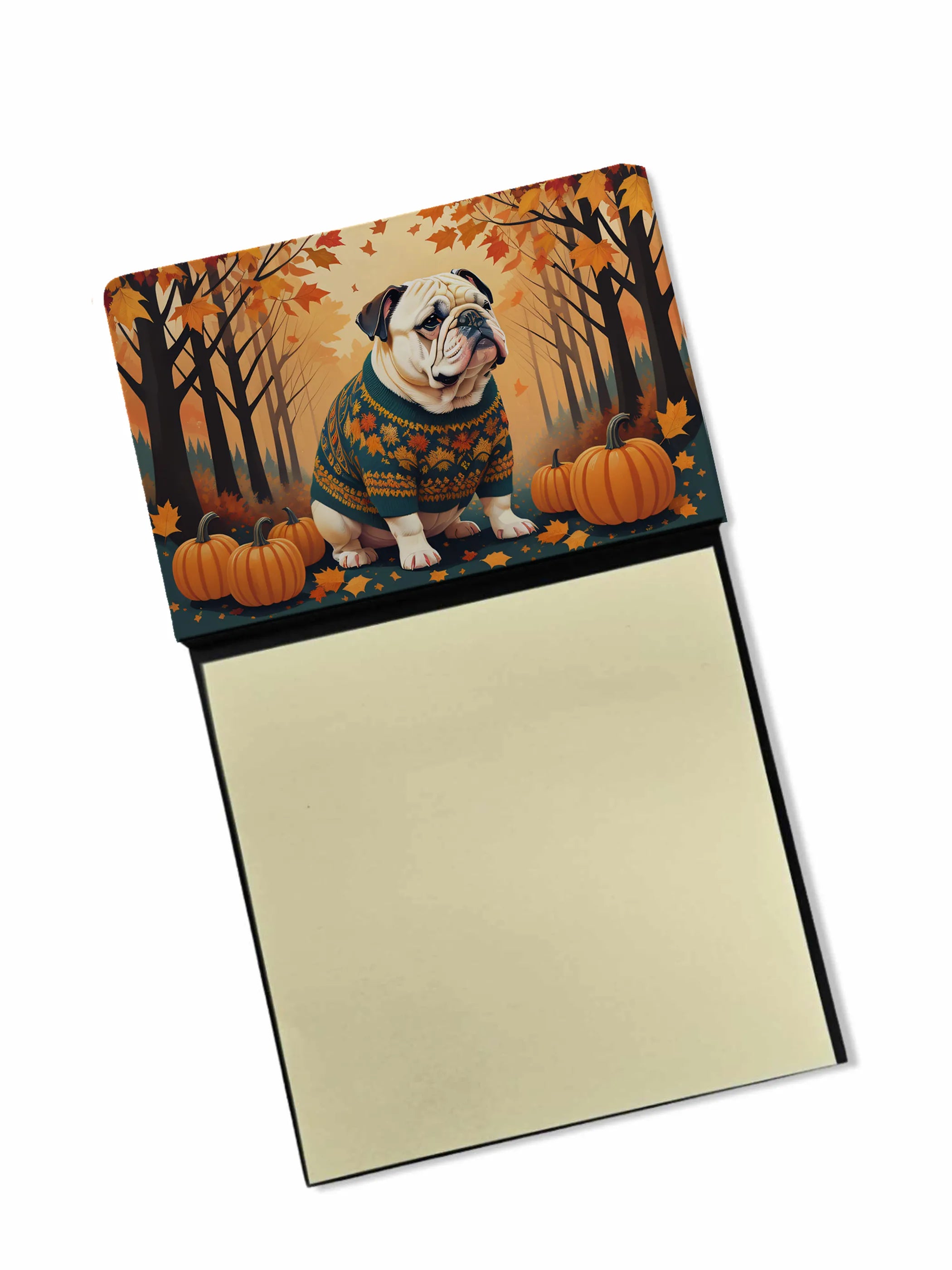 Autumn Leaves Sticky Note Holder - Pack Of: 1 | Collection name: Autumn leaves