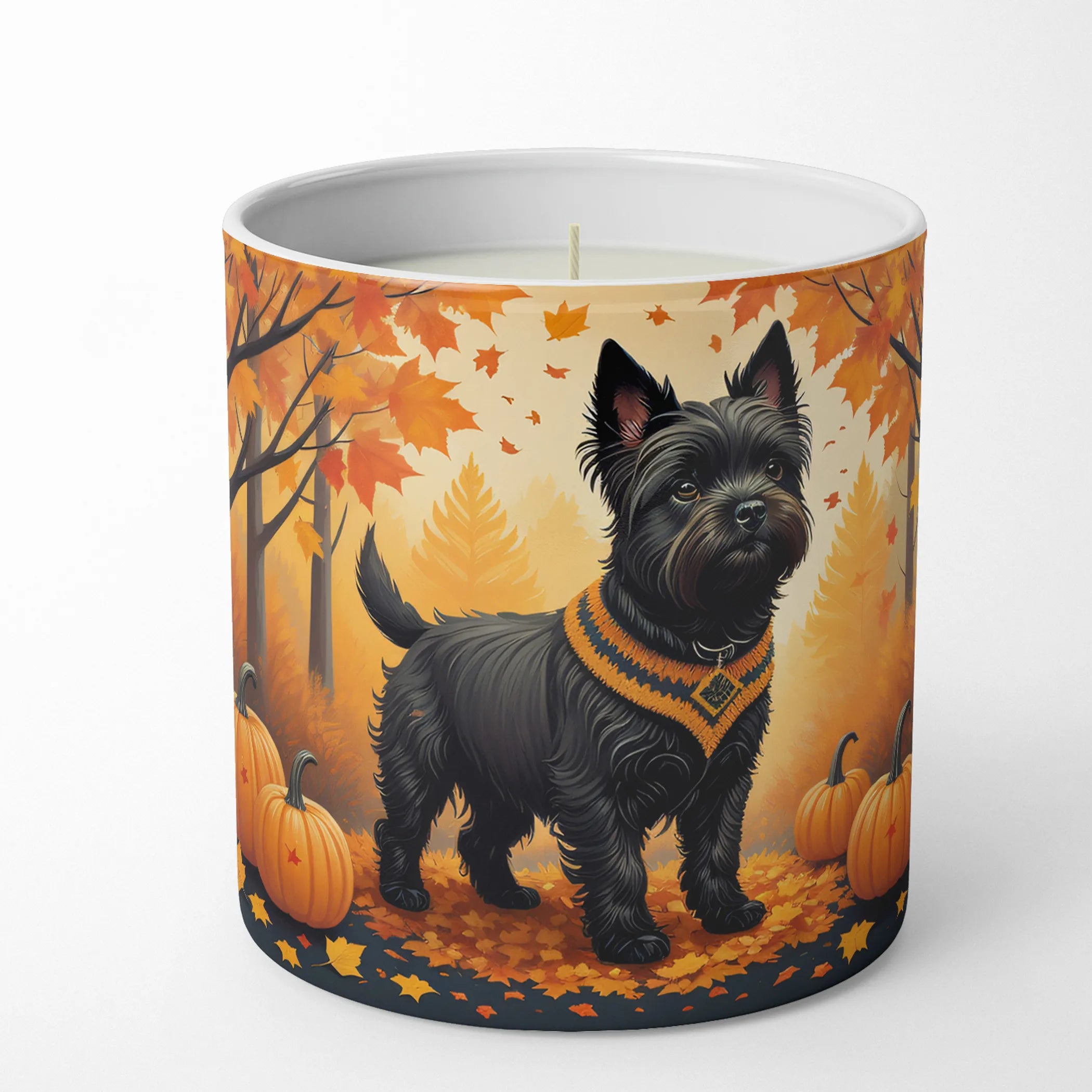 Autumn Leaves Decorative Soy Candle - Size: 10 OZ | Pack Of: 1 | Collection name: Autumn leaves