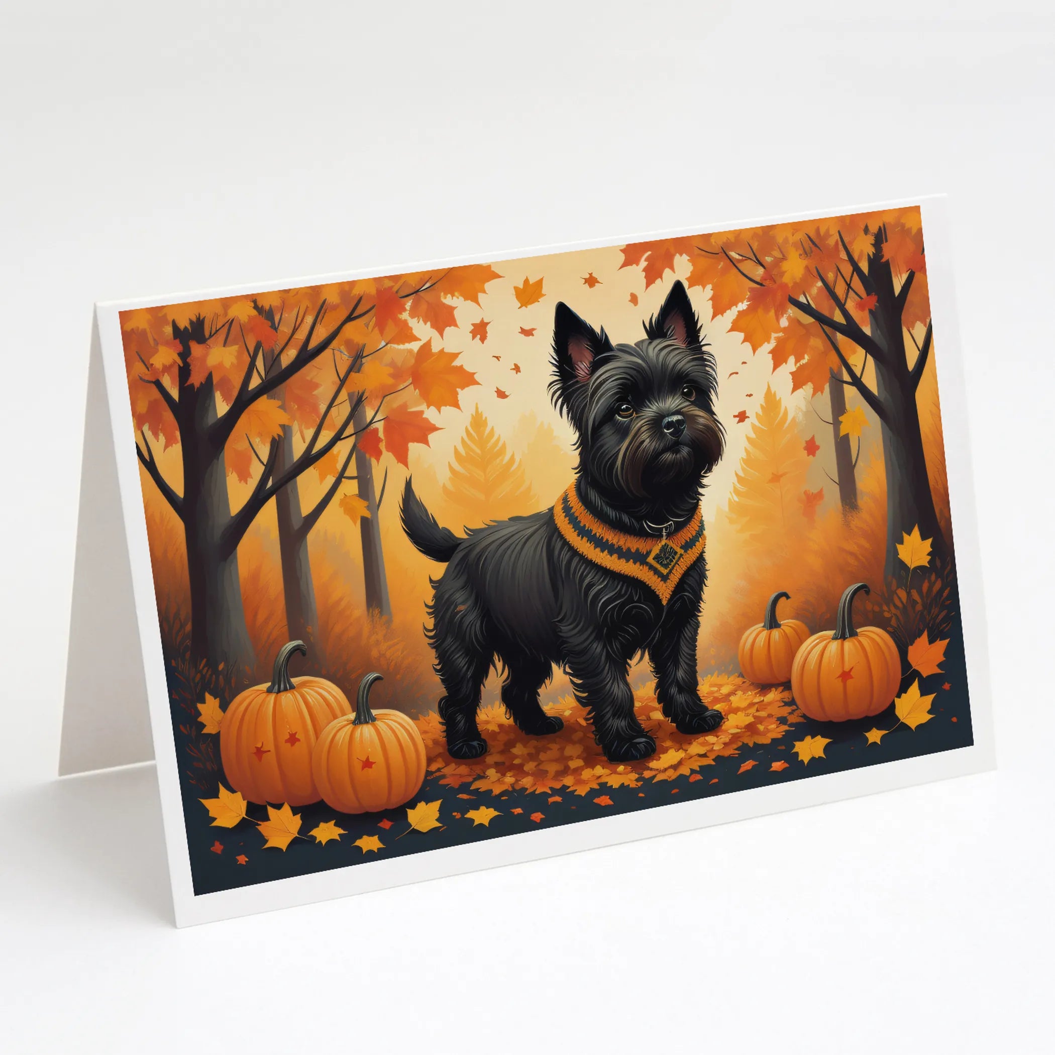 Autumn Leaves Greeting Cards  - Size: 5X7 | Pack Of: 8 | Collection name: Autumn leaves