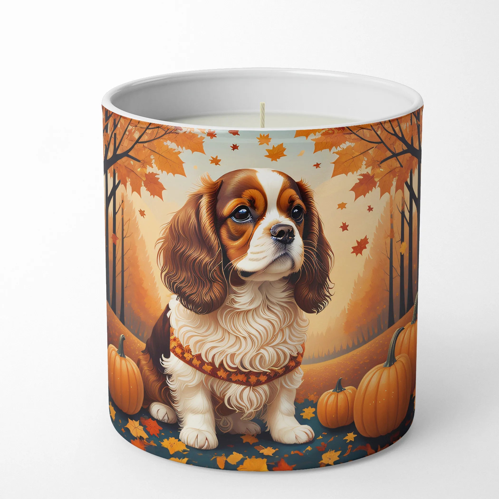 Autumn Leaves Decorative Soy Candle - Size: 10 OZ | Pack Of: 1 | Collection name: Autumn leaves