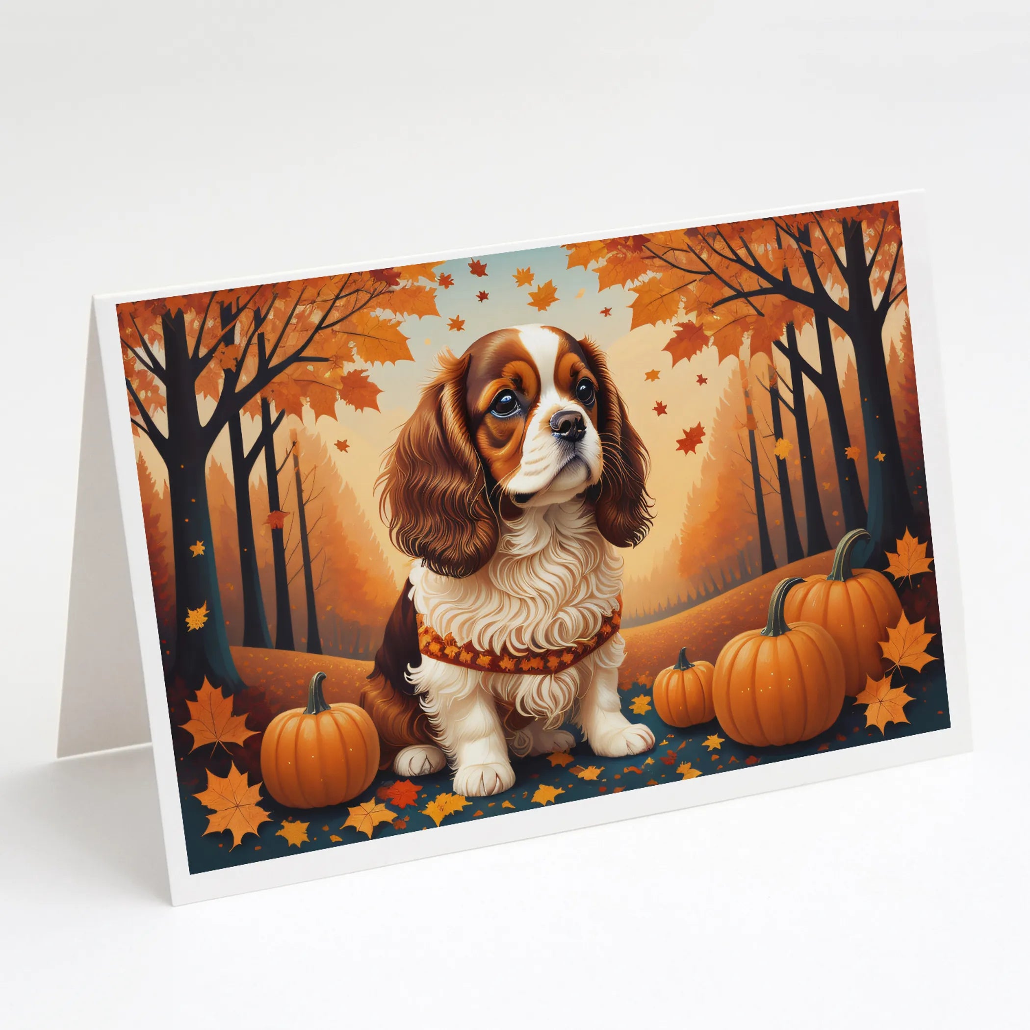 Autumn Leaves Greeting Cards  - Size: 5X7 | Pack Of: 8 | Collection name: Autumn leaves