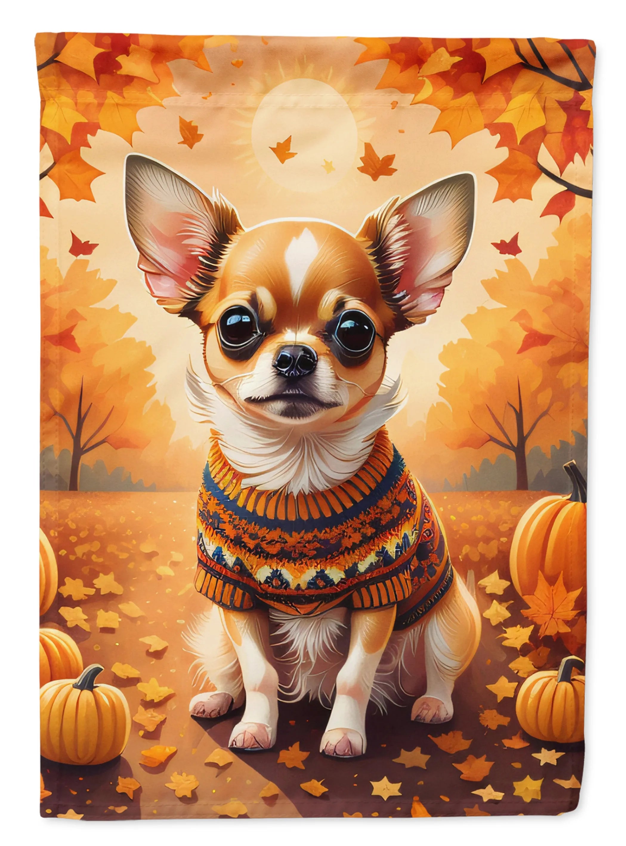 Autumn Leaves Decorative Flag - Pack Of: 1 | Collection name: Autumn leaves