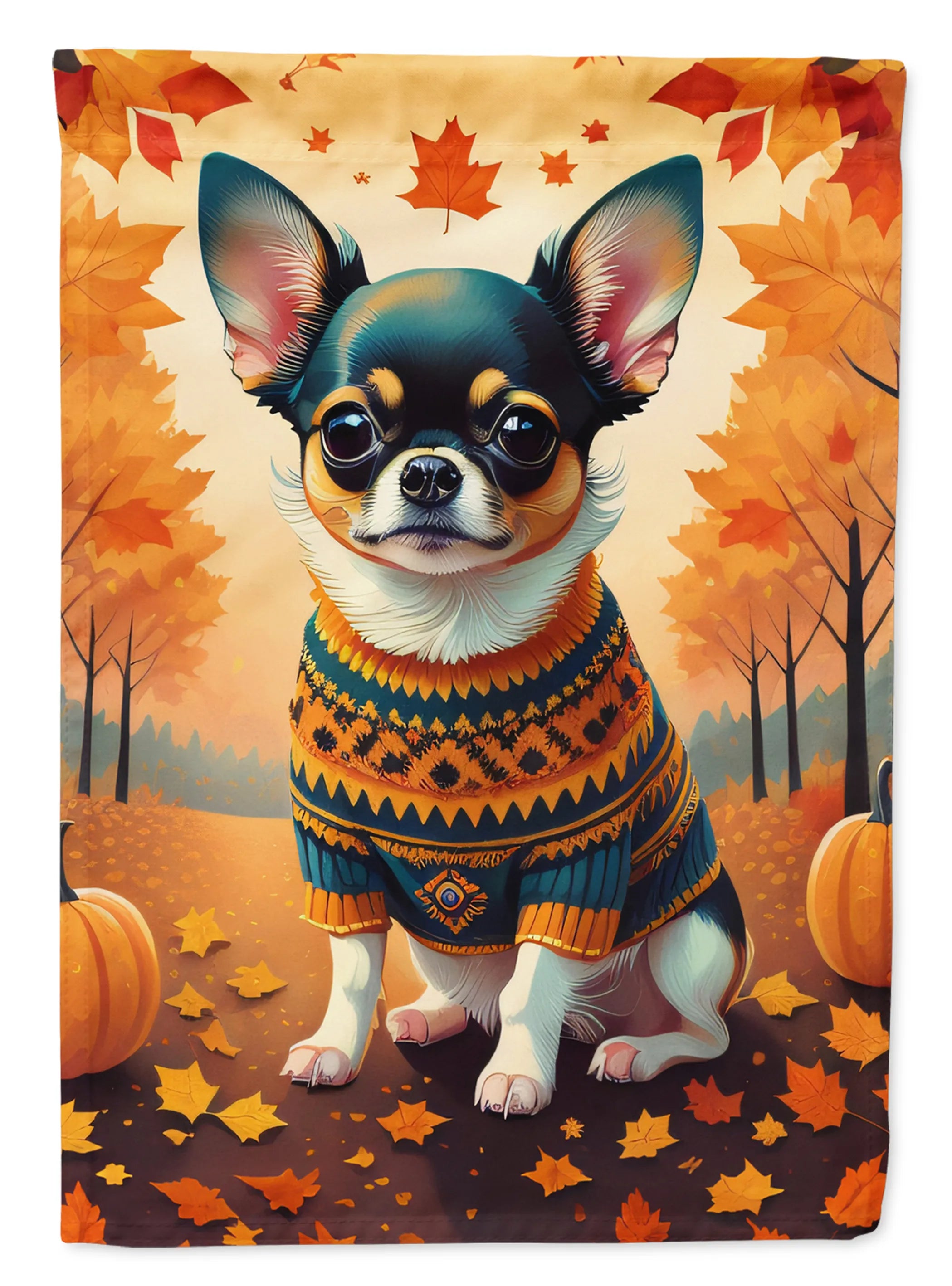 Autumn Leaves Decorative Flag - Pack Of: 1 | Collection name: Autumn leaves