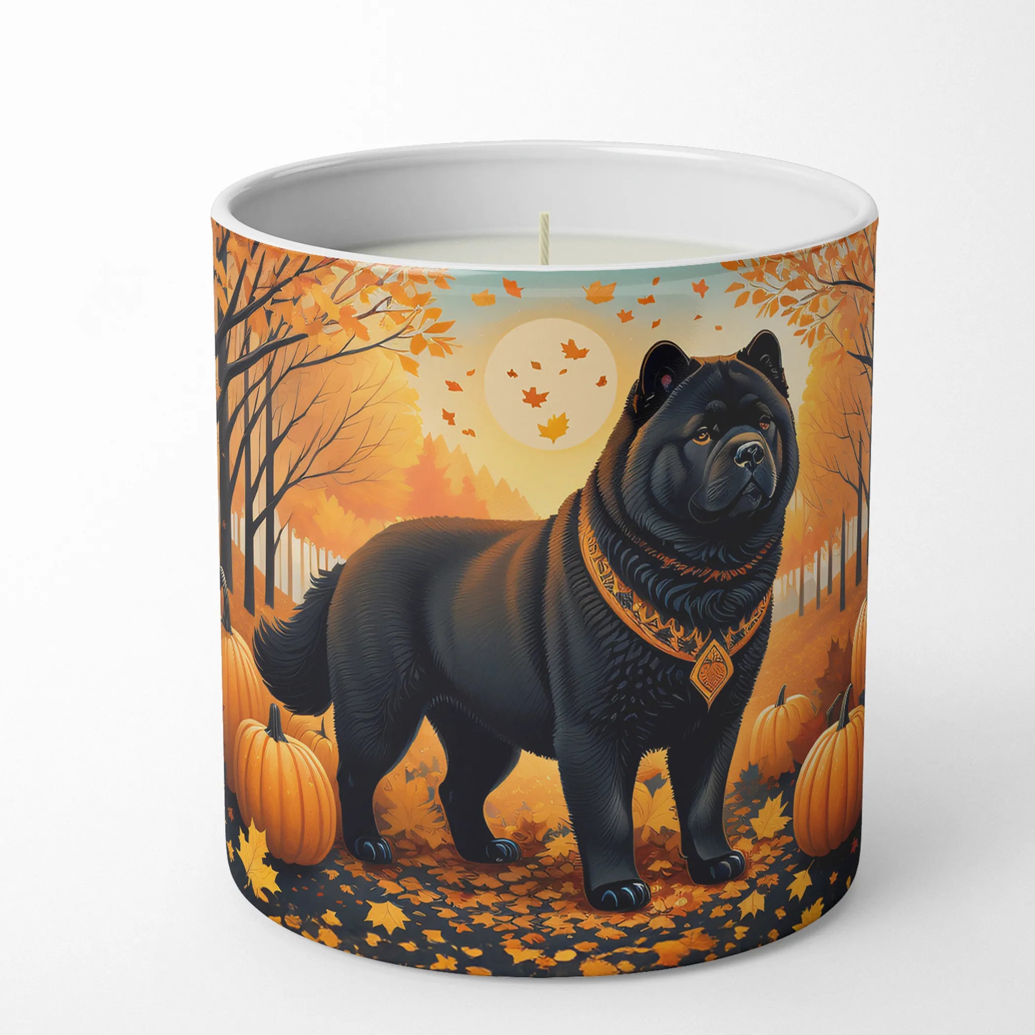 Autumn Leaves Decorative Soy Candle - Size: 10 OZ | Pack Of: 1 | Collection name: Autumn leaves