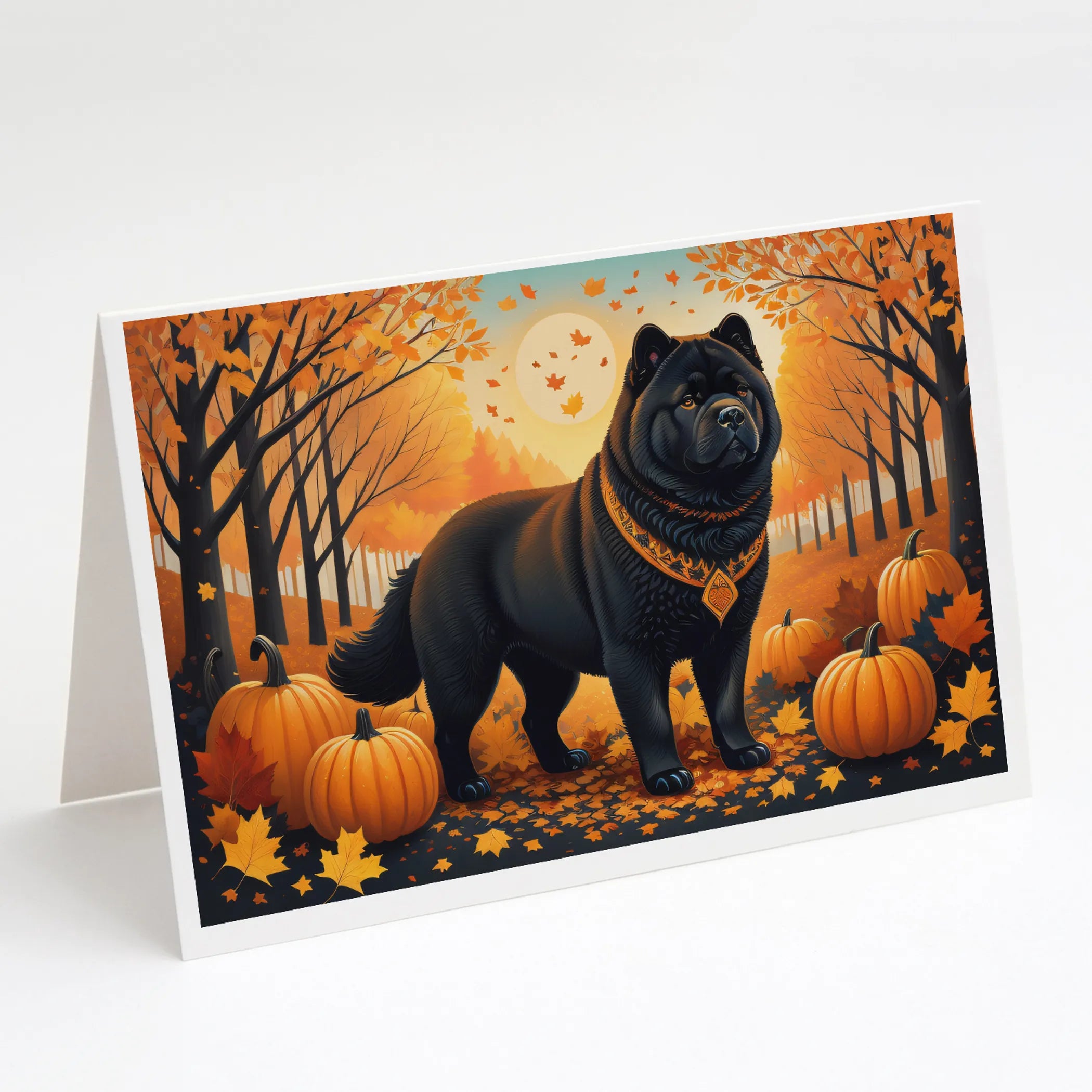 Autumn Leaves Greeting Cards  - Size: 5X7 | Pack Of: 8 | Collection name: Autumn leaves