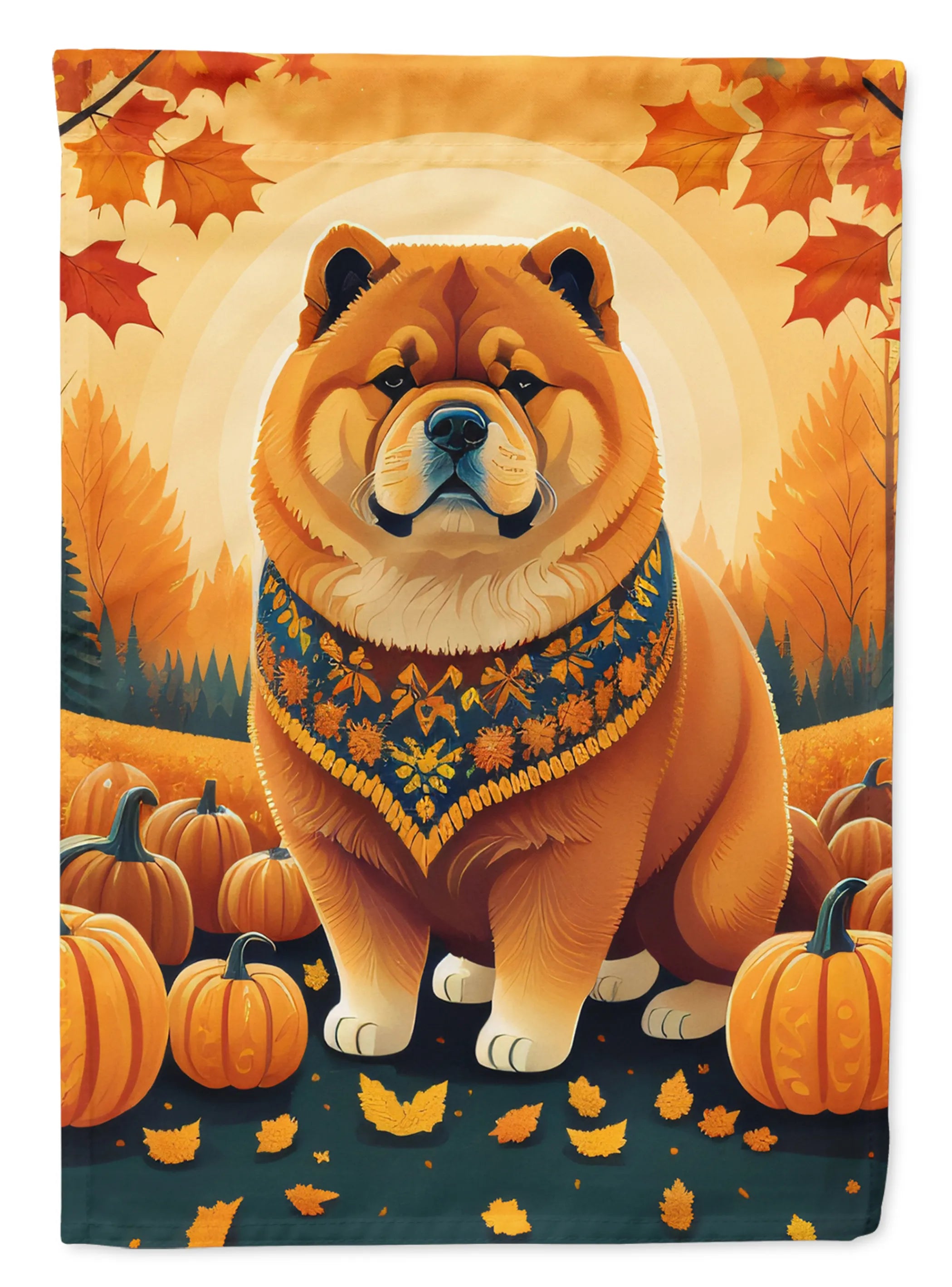 Autumn Leaves Decorative Flag - Pack Of: 1 | Collection name: Autumn leaves
