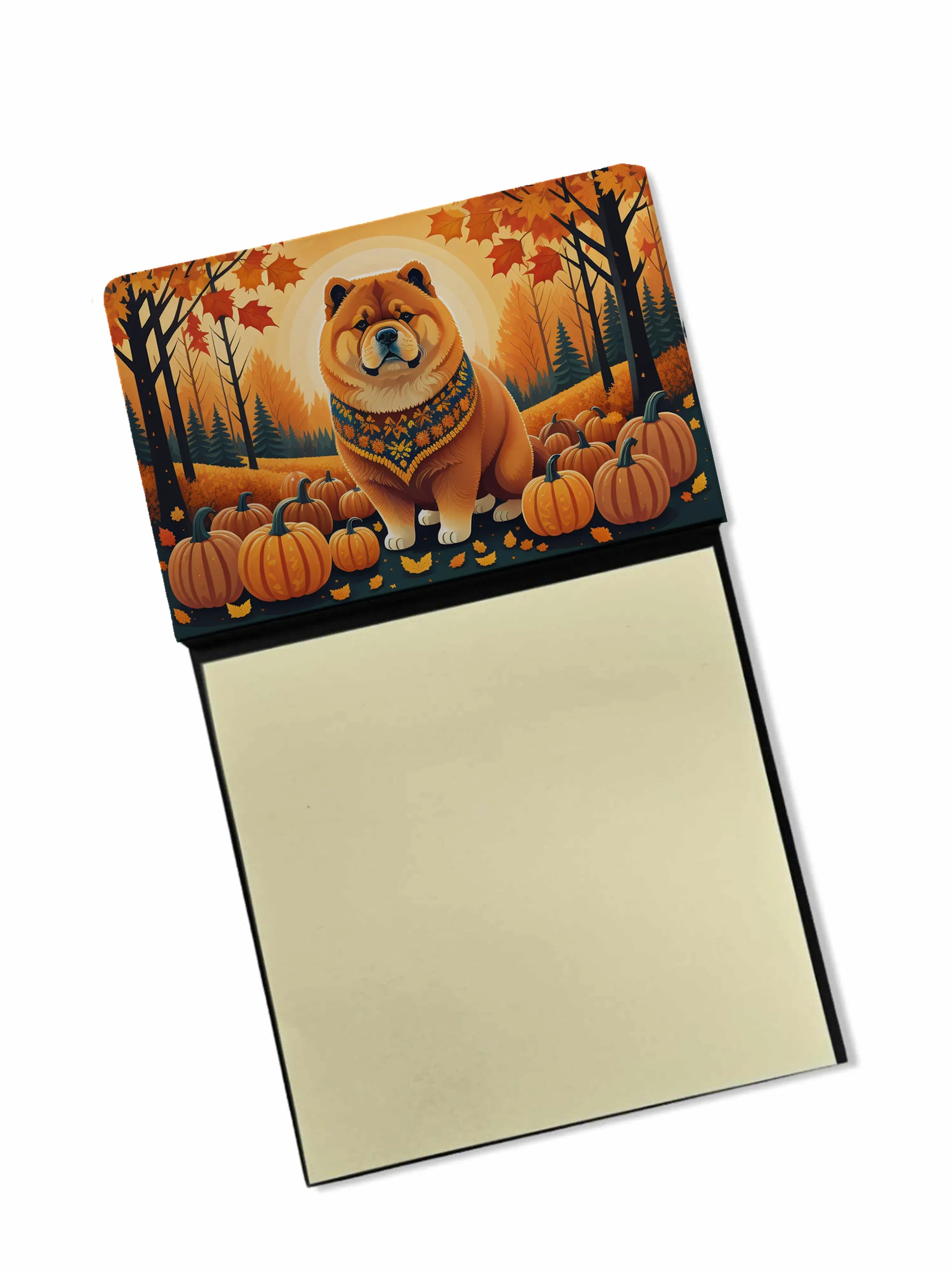 Autumn Leaves Sticky Note Holder - Pack Of: 1 | Collection name: Autumn leaves