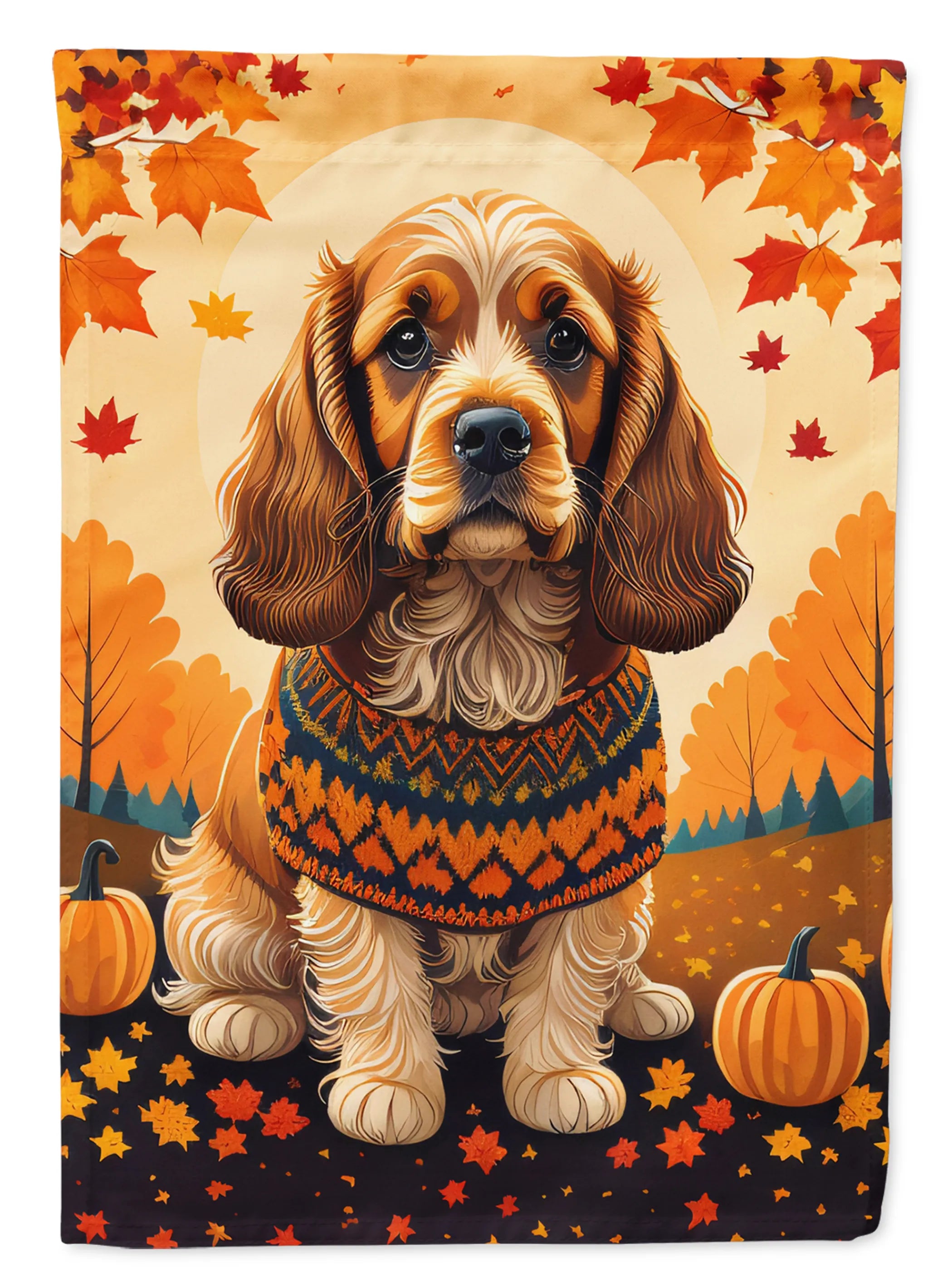 Autumn Leaves Decorative Flag - Pack Of: 1 | Collection name: Autumn leaves