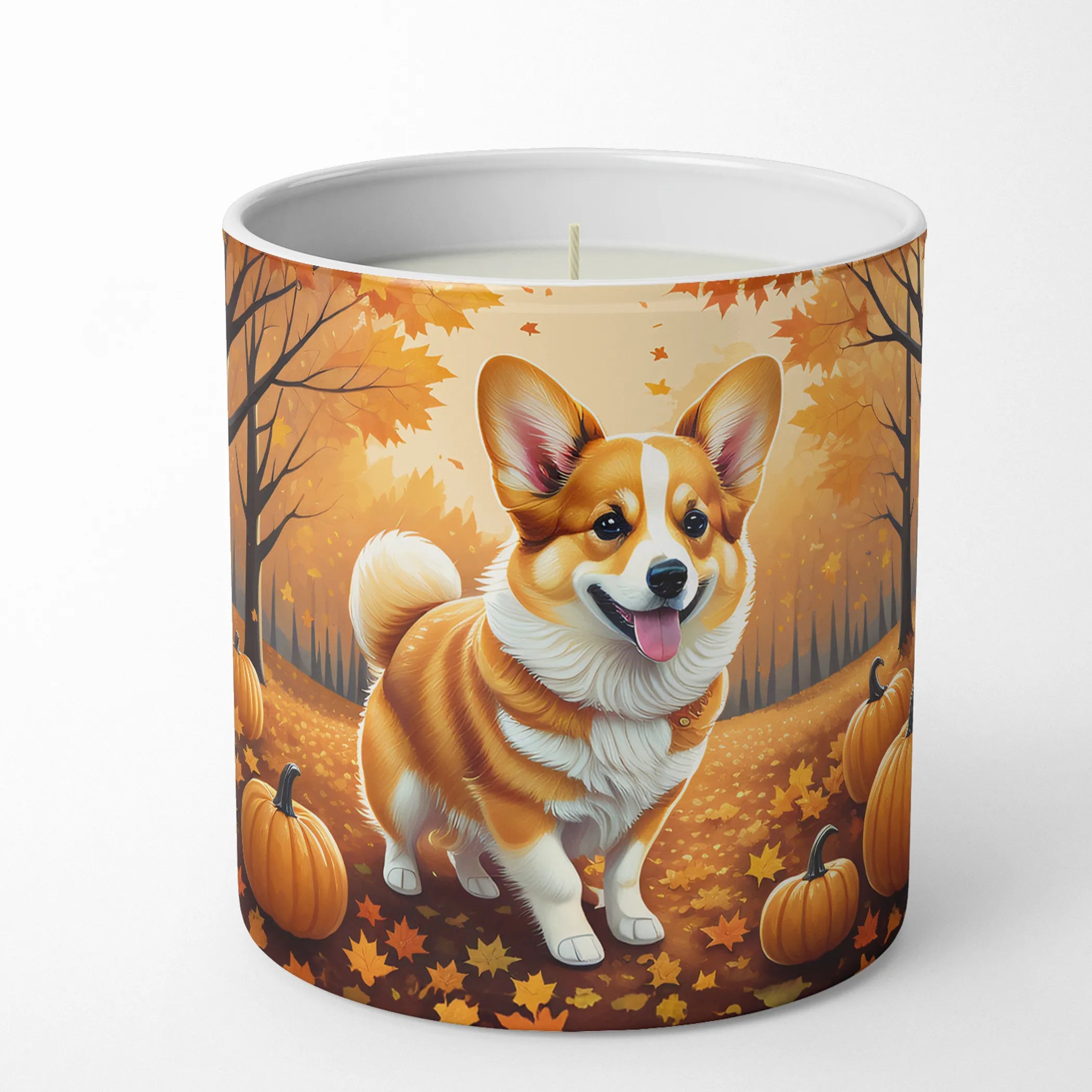 Autumn Leaves Decorative Soy Candle - Size: 10 OZ | Pack Of: 1 | Collection name: Autumn leaves
