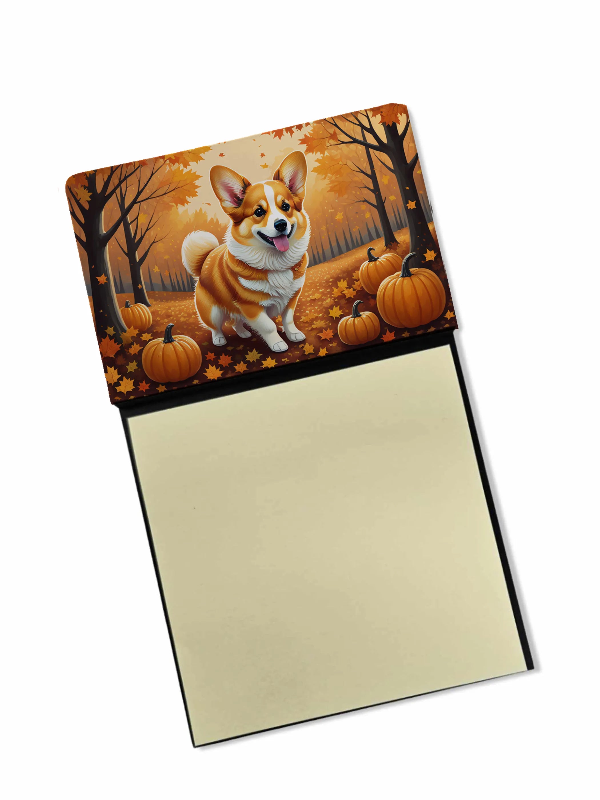 Autumn Leaves Sticky Note Holder - Pack Of: 1 | Collection name: Autumn leaves