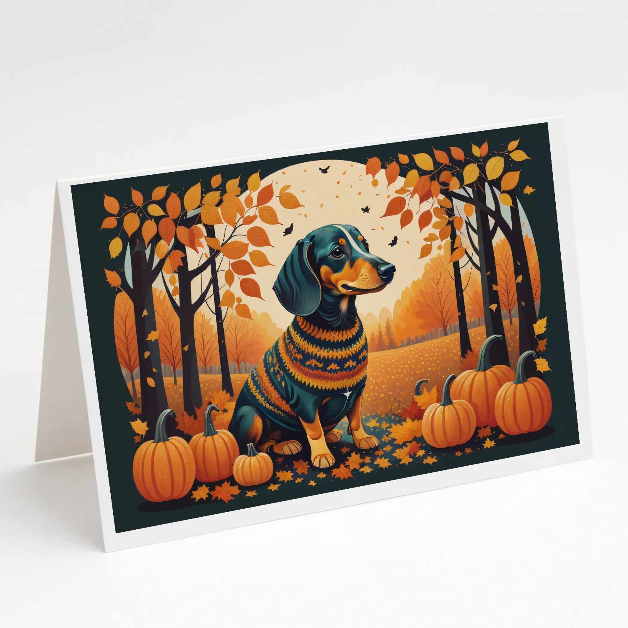 Autumn Leaves Greeting Cards  - Size: 5X7 | Pack Of: 8 | Collection name: Autumn leaves
