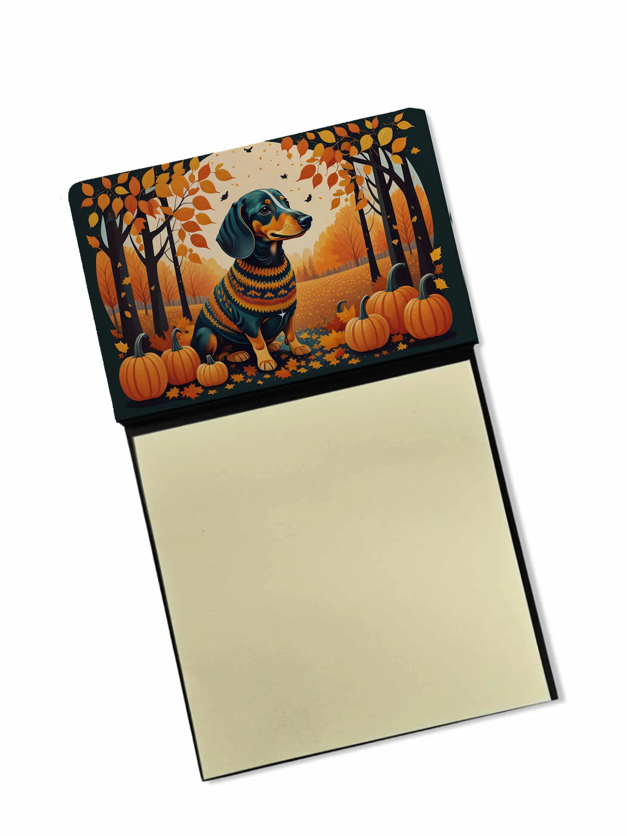 Autumn Leaves Sticky Note Holder - Pack Of: 1 | Collection name: Autumn leaves