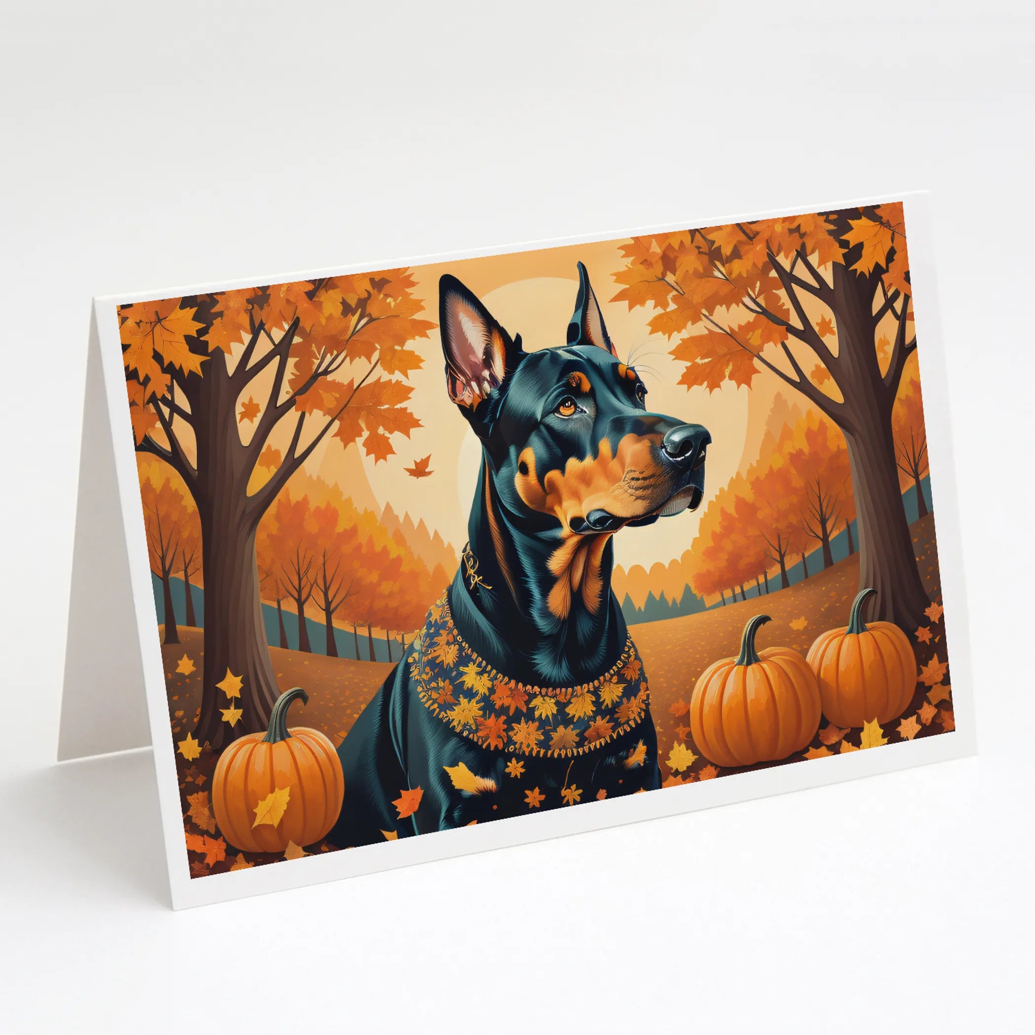 Autumn Leaves Greeting Cards  - Size: 5X7 | Pack Of: 8 | Collection name: Autumn leaves