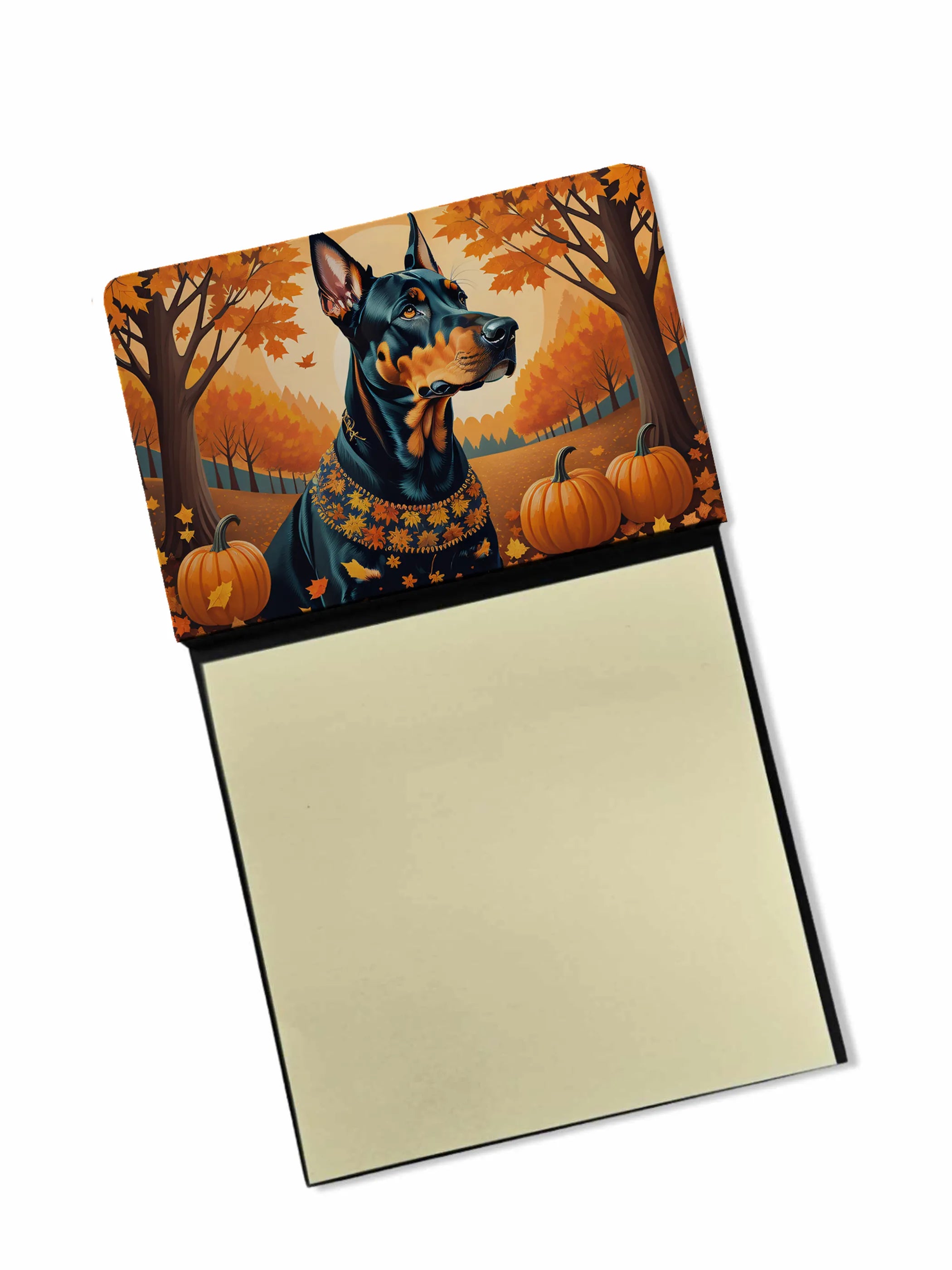 Autumn Leaves Sticky Note Holder - Pack Of: 1 | Collection name: Autumn leaves