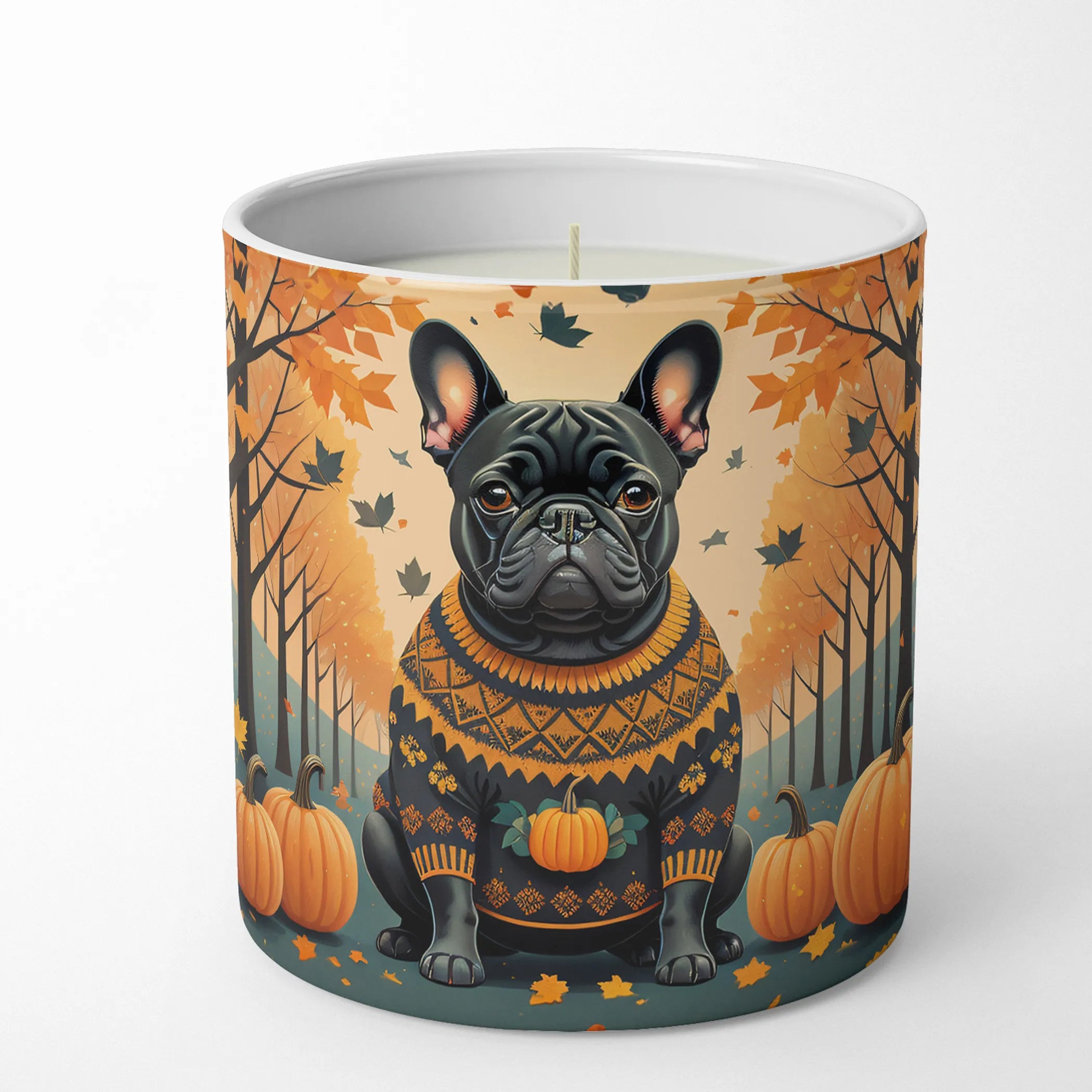 Autumn Leaves Decorative Soy Candle - Size: 10 OZ | Pack Of: 1 | Collection name: Autumn leaves