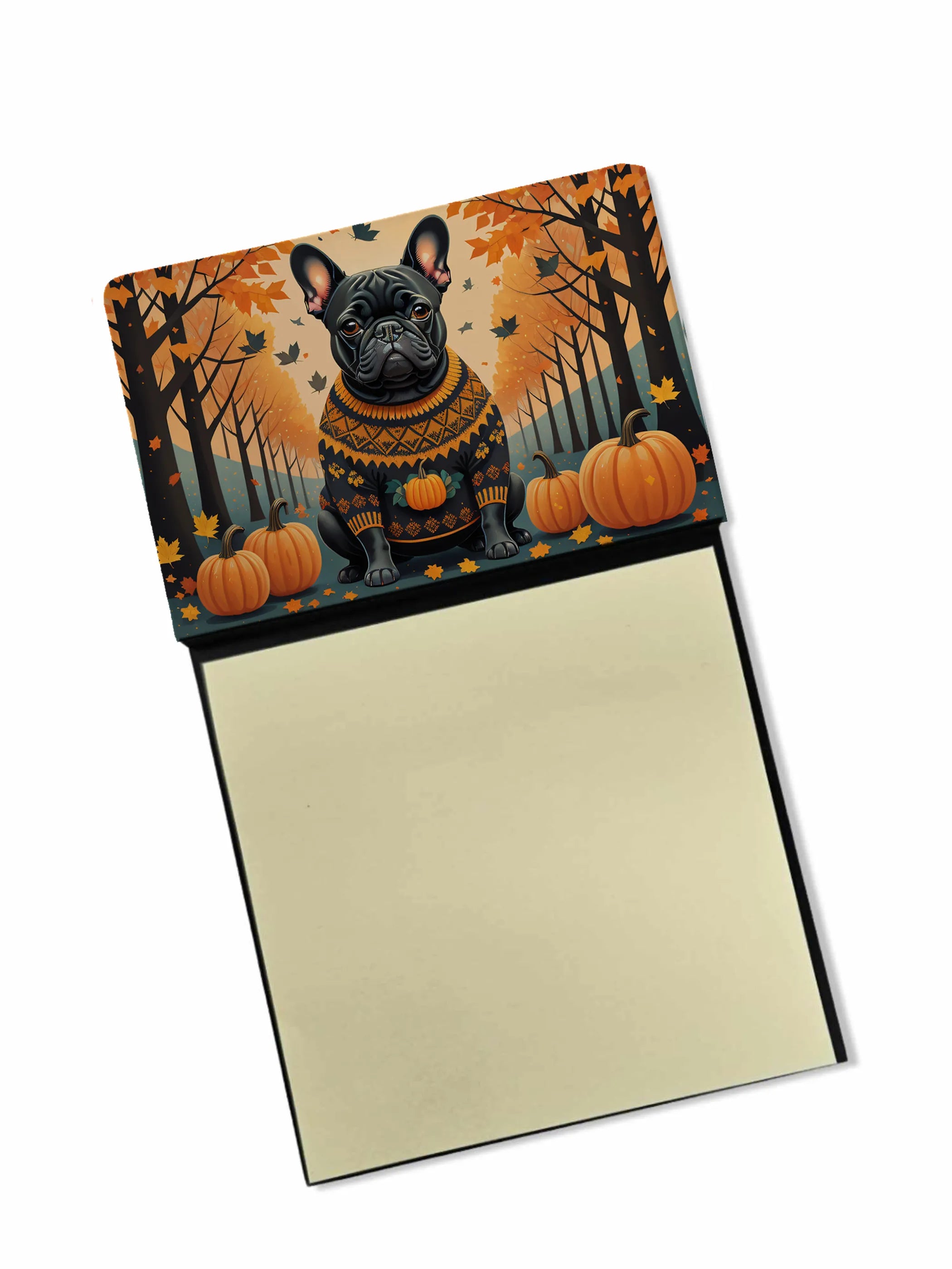 Autumn Leaves Sticky Note Holder - Pack Of: 1 | Collection name: Autumn leaves