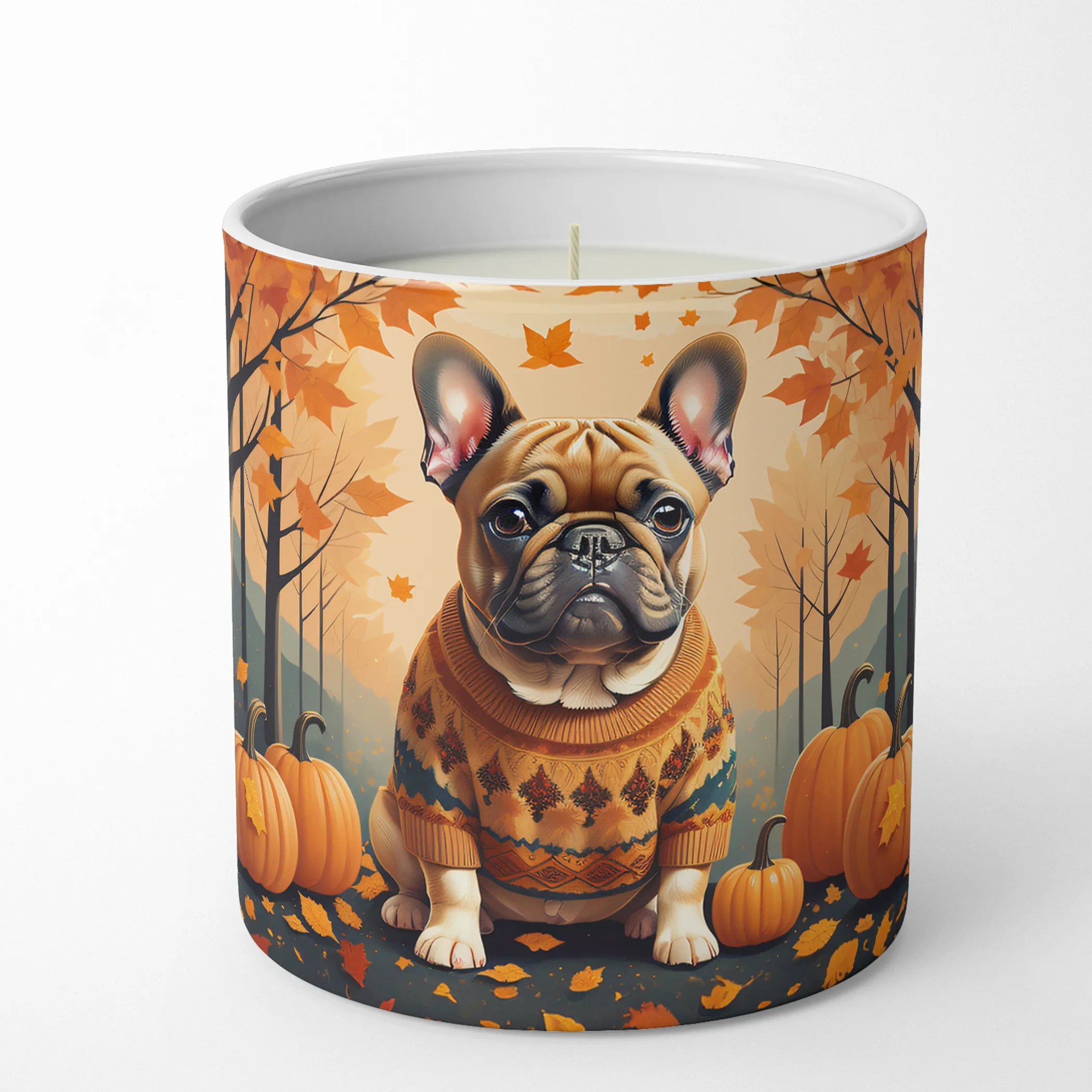 Autumn Leaves Decorative Soy Candle - Size: 10 OZ | Pack Of: 1 | Collection name: Autumn leaves
