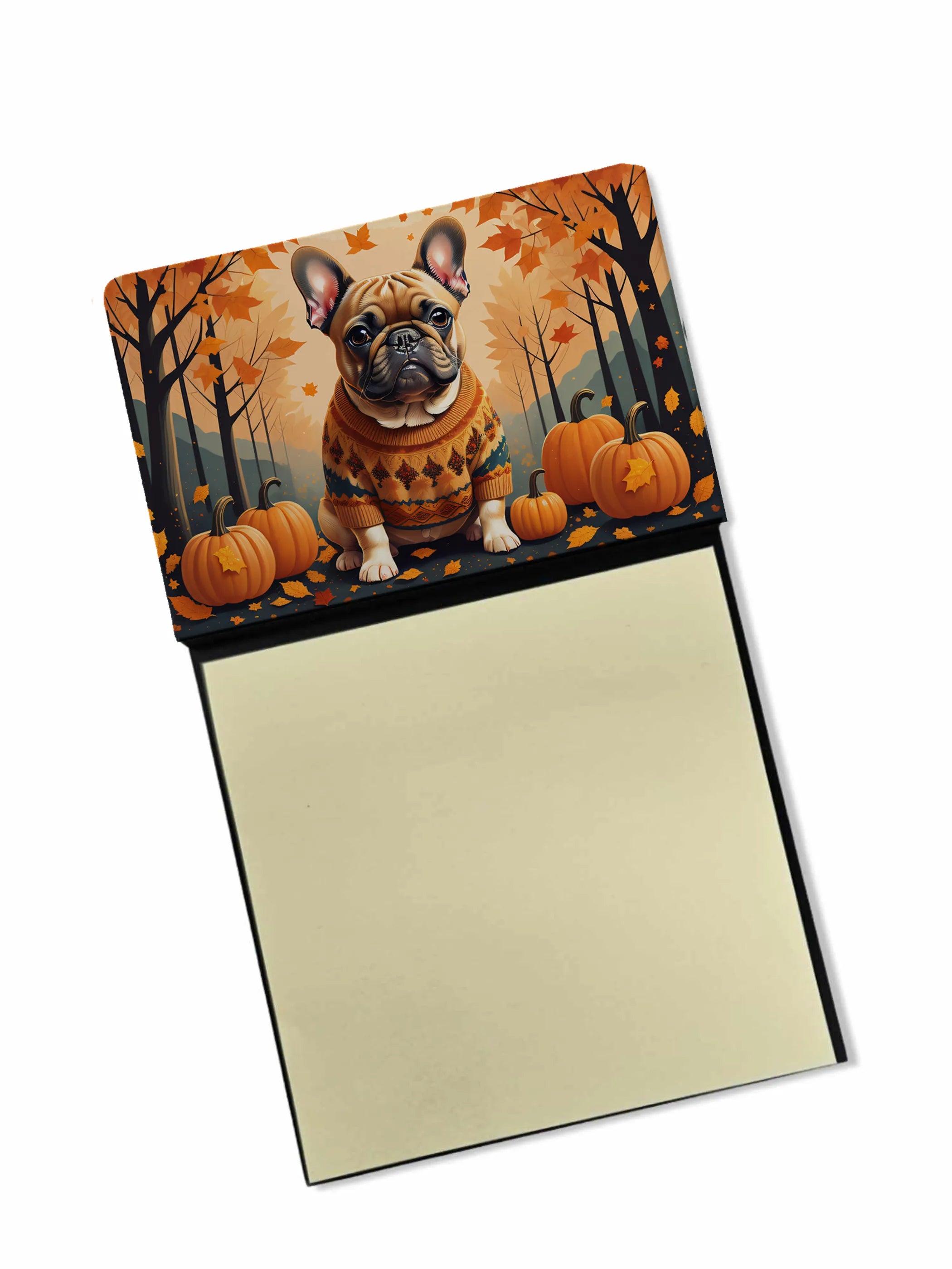 Autumn Leaves Sticky Note Holder - Pack Of: 1 | Collection name: Autumn leaves