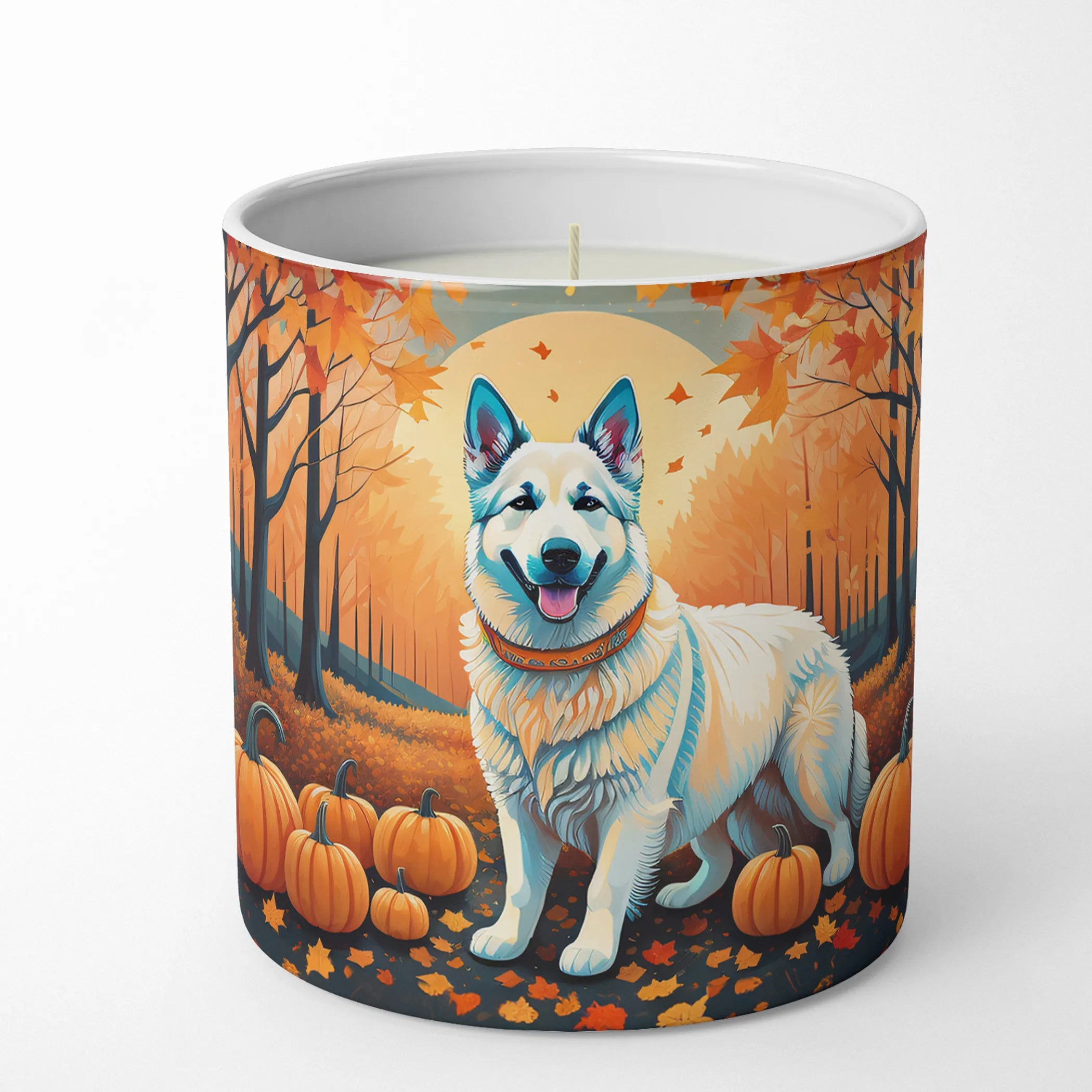 Autumn Leaves Decorative Soy Candle - Size: 10 OZ | Pack Of: 1 | Collection name: Autumn leaves