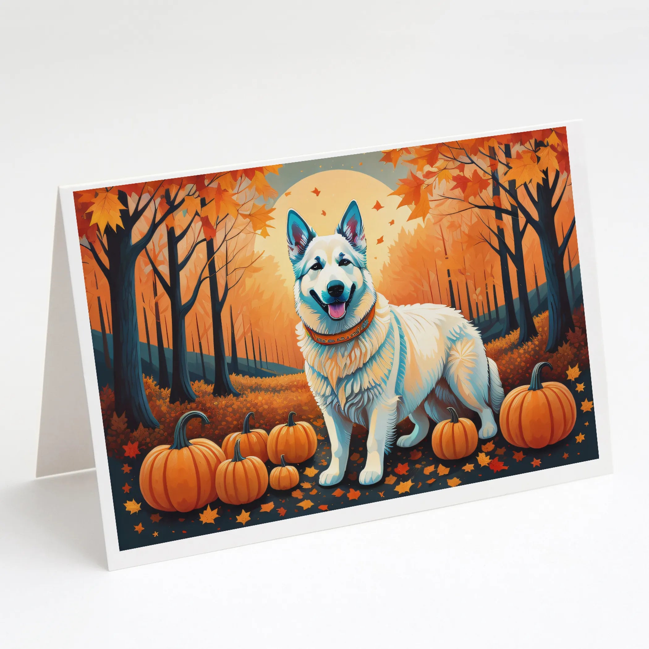Autumn Leaves Greeting Cards  - Size: 5X7 | Pack Of: 8 | Collection name: Autumn leaves