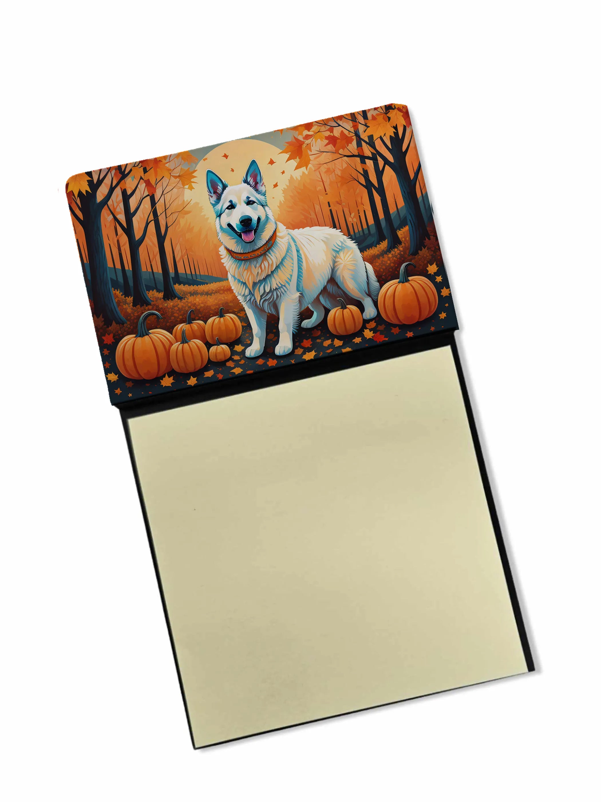 Autumn Leaves Sticky Note Holder - Pack Of: 1 | Collection name: Autumn leaves