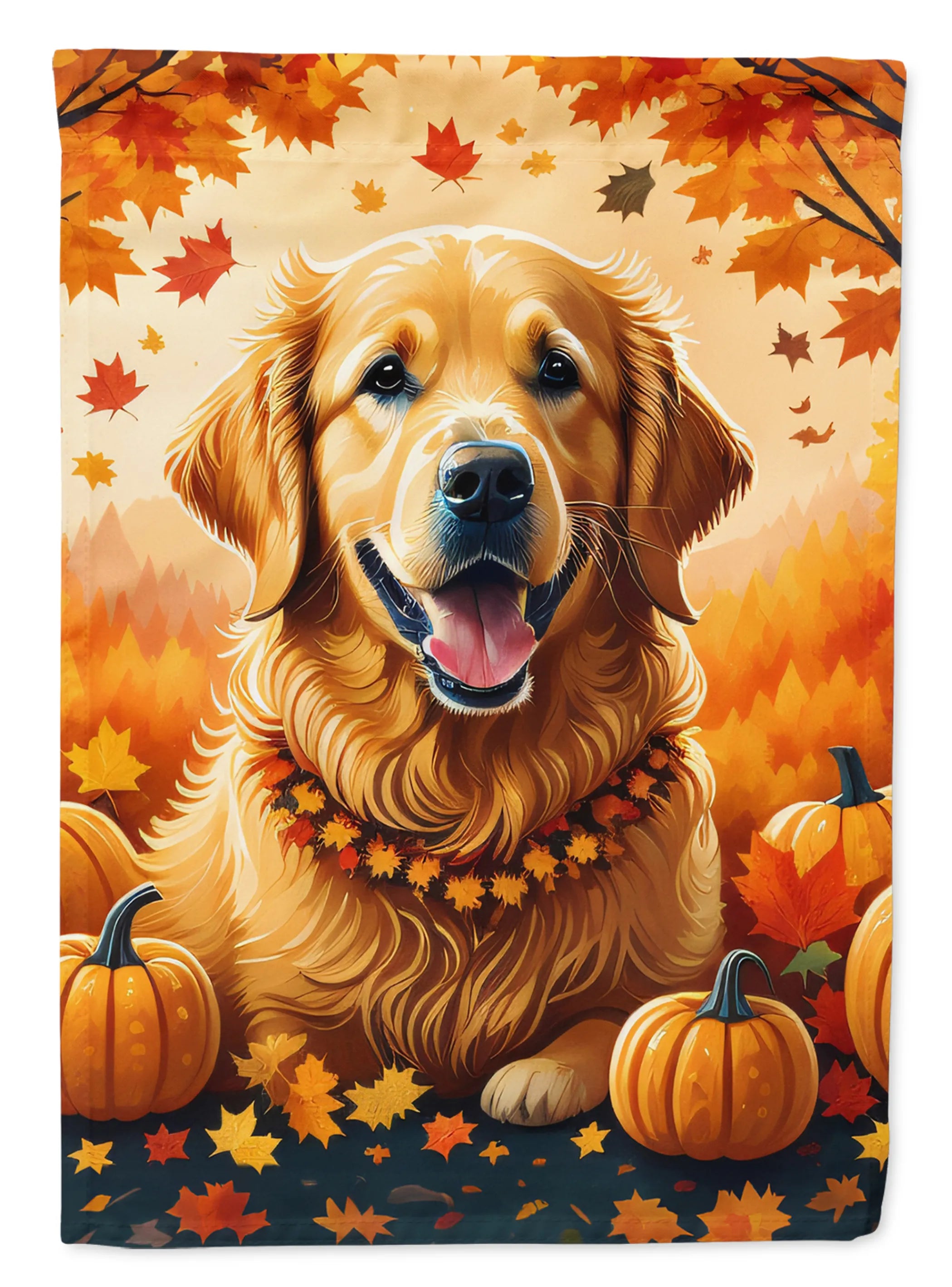 Autumn Leaves Decorative Flag - Pack Of: 1 | Collection name: Autumn leaves