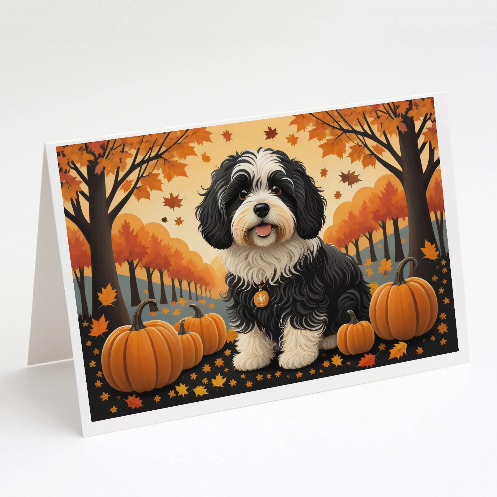 Autumn Leaves Greeting Cards  - Size: 5X7 | Pack Of: 8 | Collection name: Autumn leaves