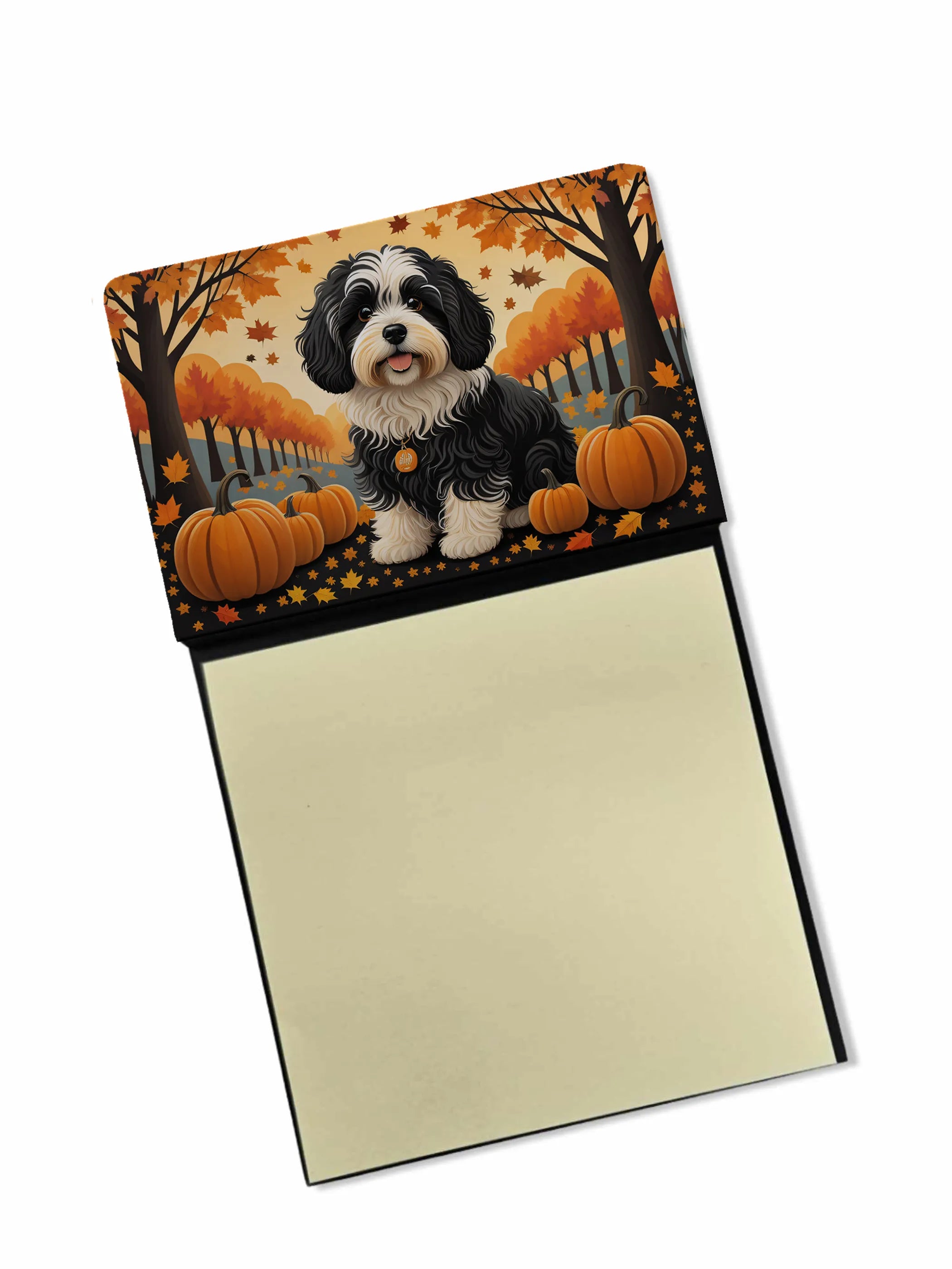 Autumn Leaves Sticky Note Holder - Pack Of: 1 | Collection name: Autumn leaves