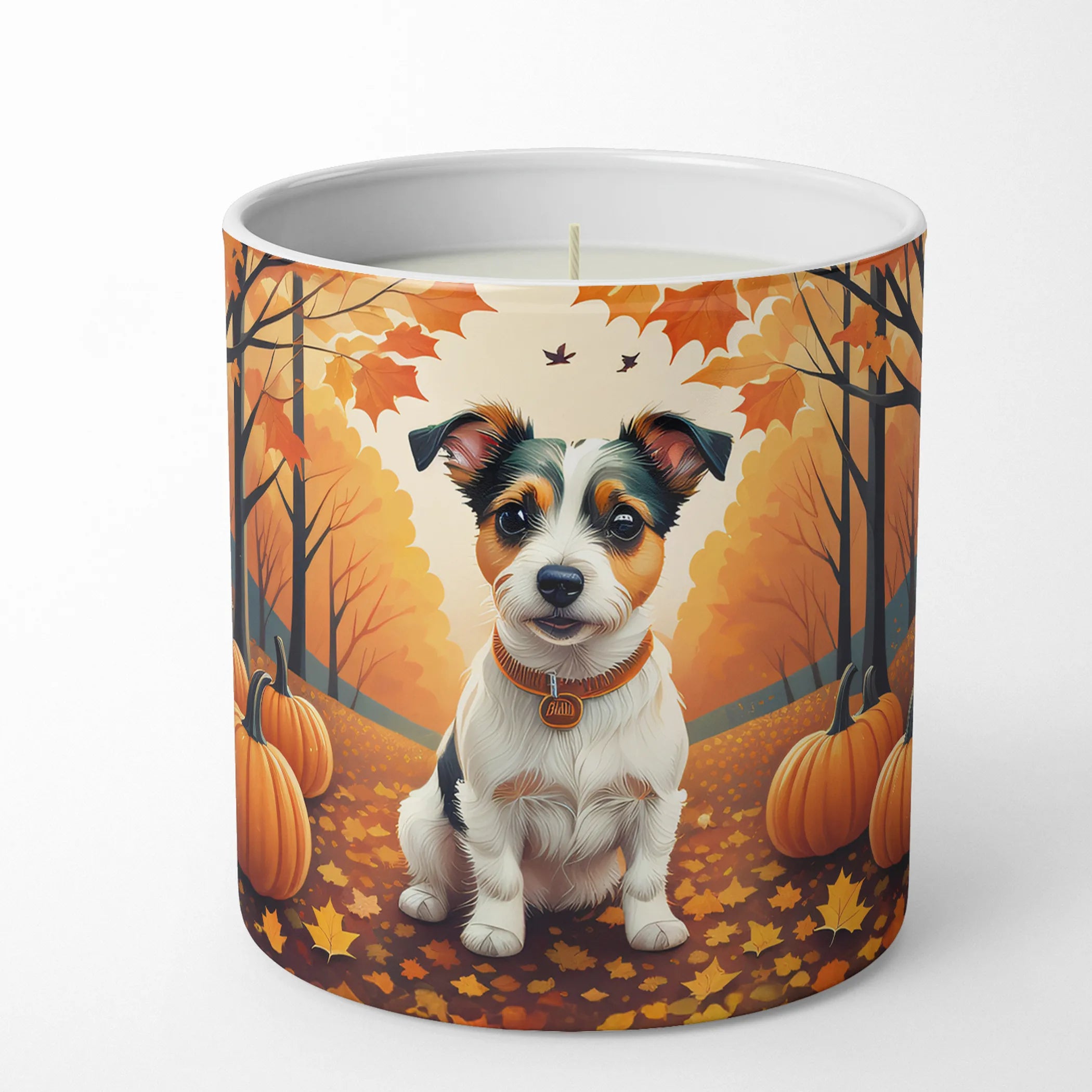 Autumn Leaves Decorative Soy Candle - Size: 10 OZ | Pack Of: 1 | Collection name: Autumn leaves