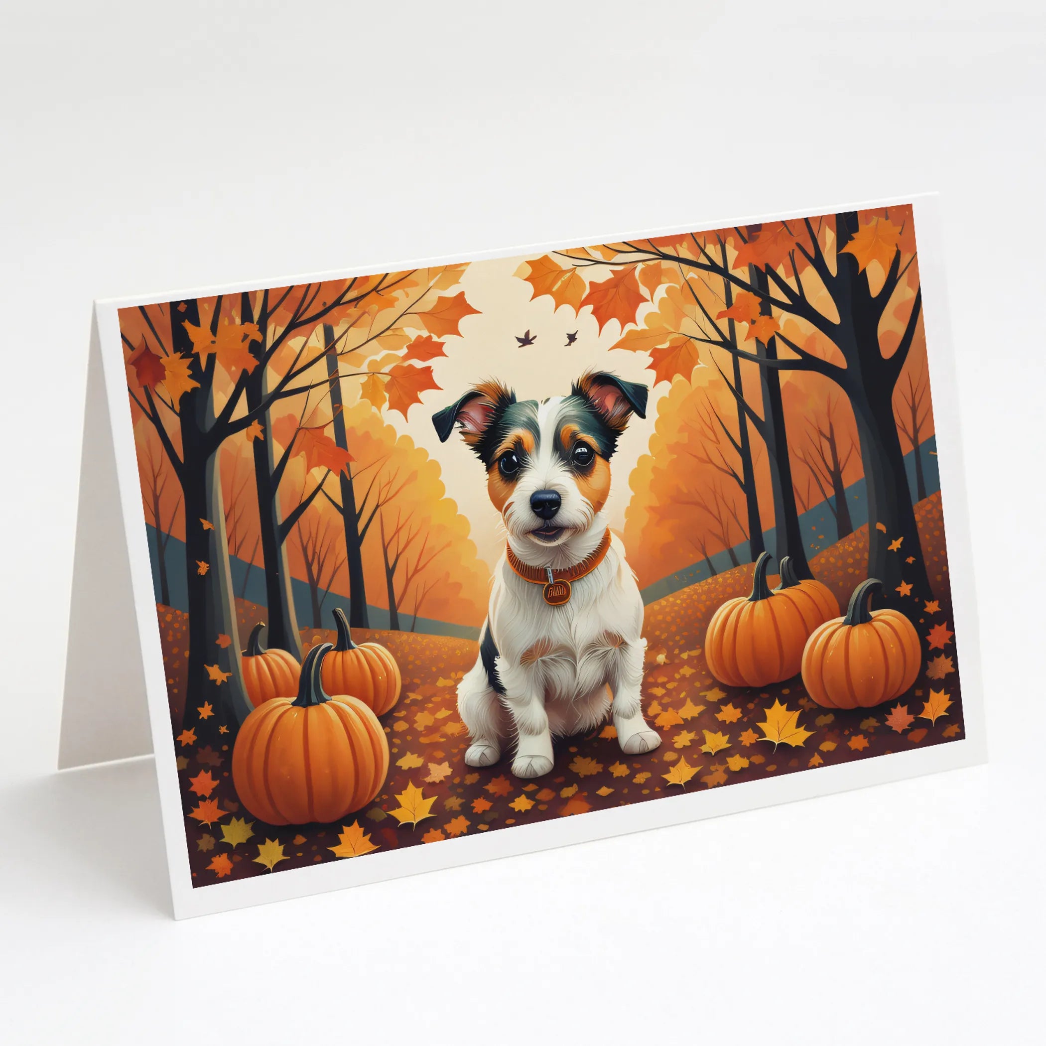 Autumn Leaves Greeting Cards  - Size: 5X7 | Pack Of: 8 | Collection name: Autumn leaves