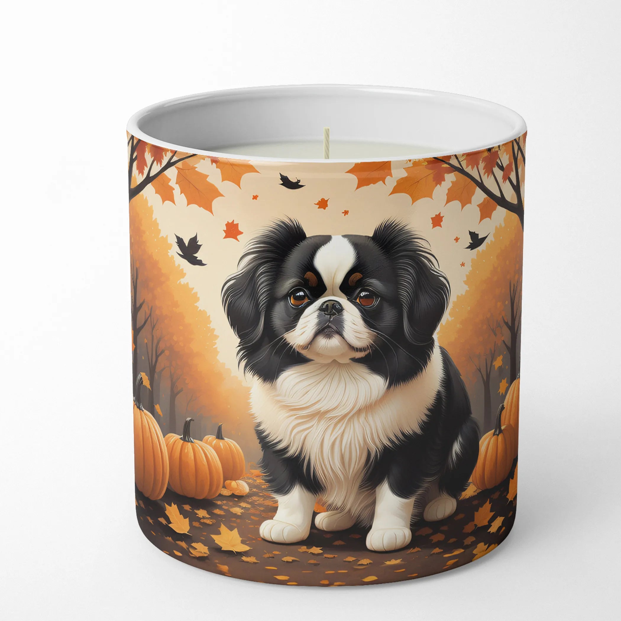 Autumn Leaves Decorative Soy Candle - Size: 10 OZ | Pack Of: 1 | Collection name: Autumn leaves