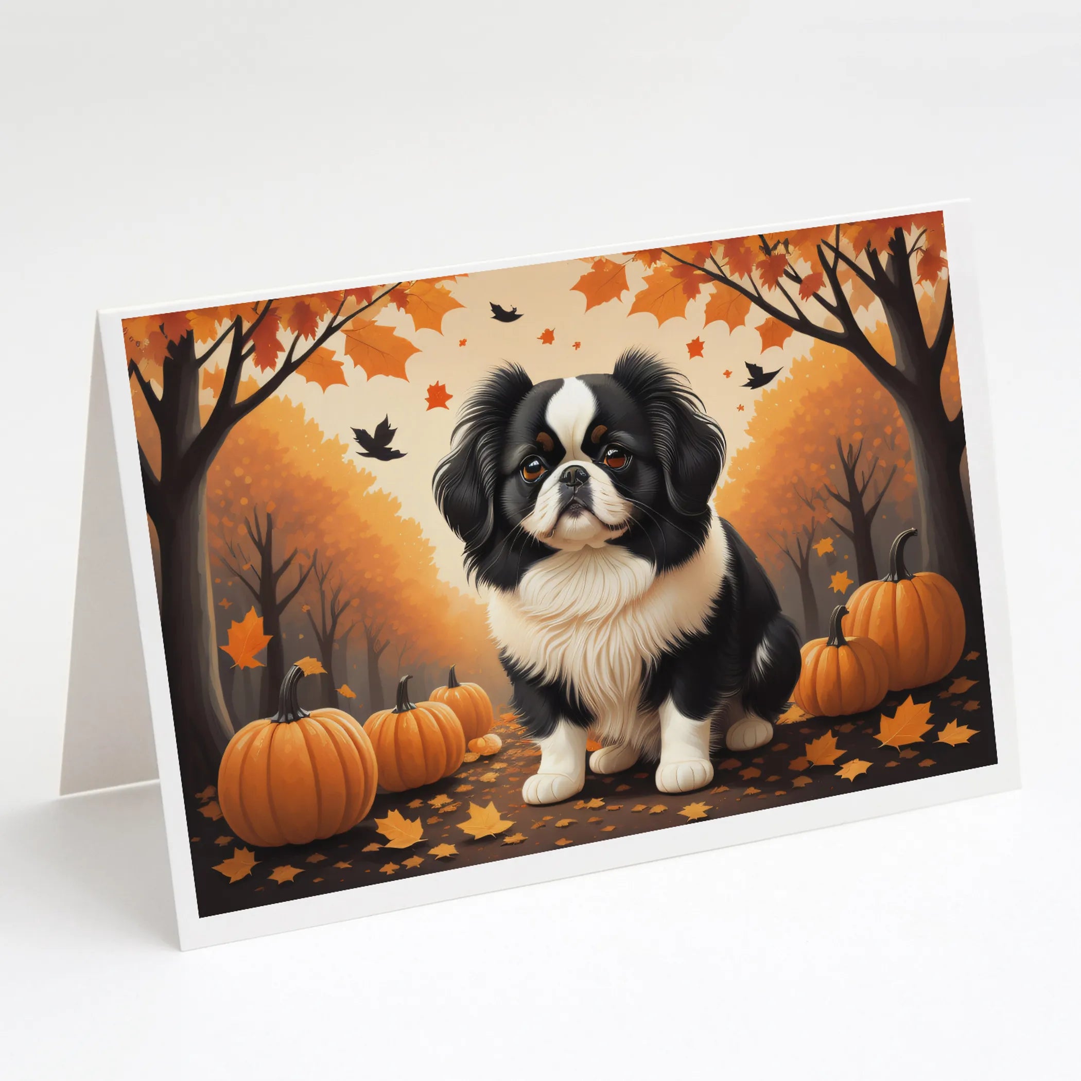 Autumn Leaves Greeting Cards  - Size: 5X7 | Pack Of: 8 | Collection name: Autumn leaves