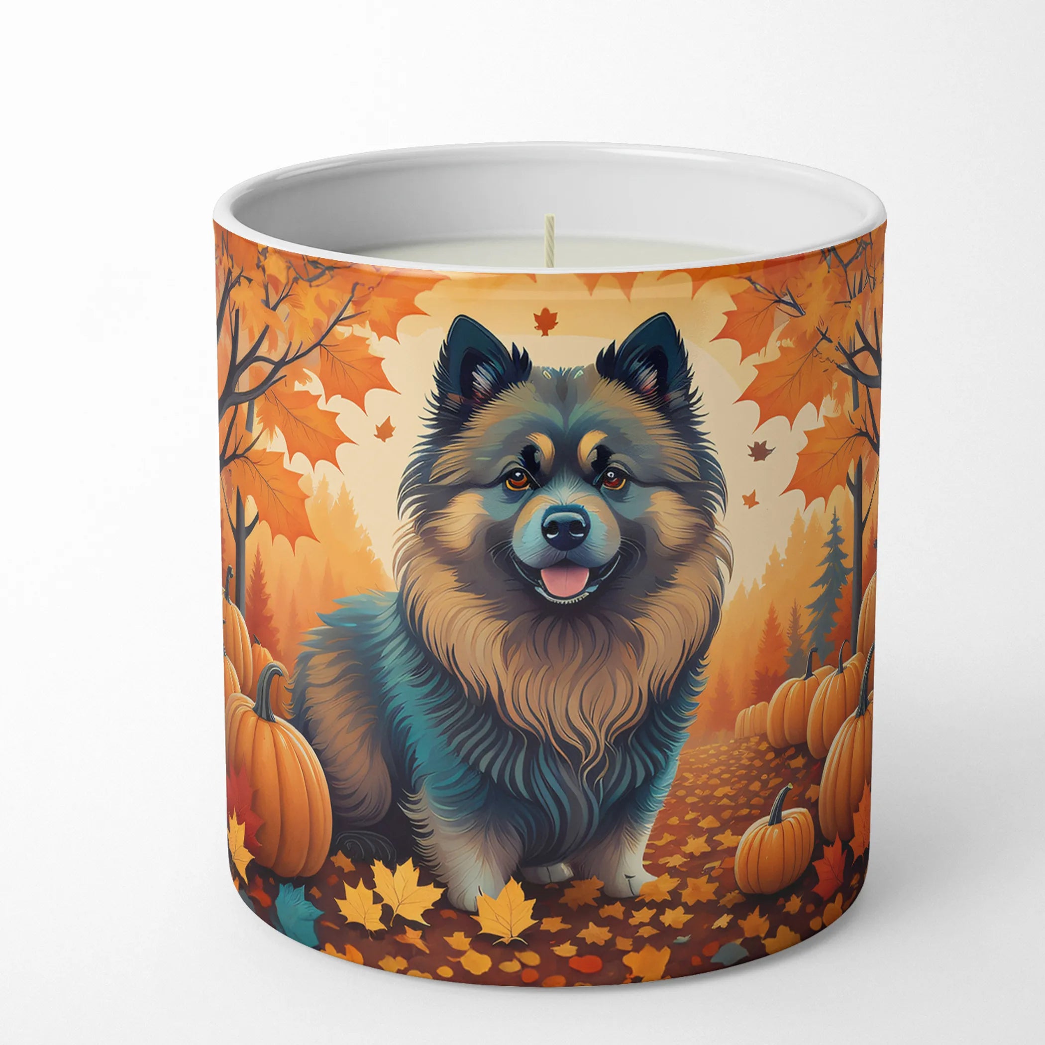 Autumn Leaves Decorative Soy Candle - Size: 10 OZ | Pack Of: 1 | Collection name: Autumn leaves