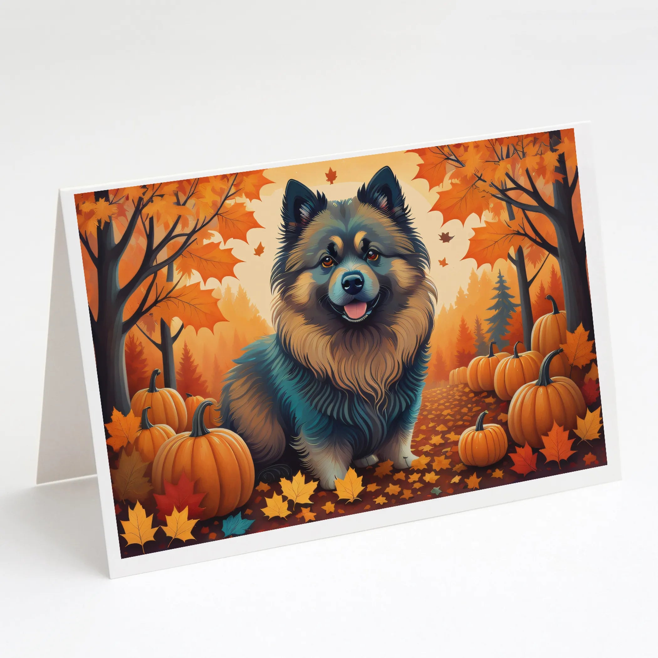 Autumn Leaves Greeting Cards  - Size: 5X7 | Pack Of: 8 | Collection name: Autumn leaves