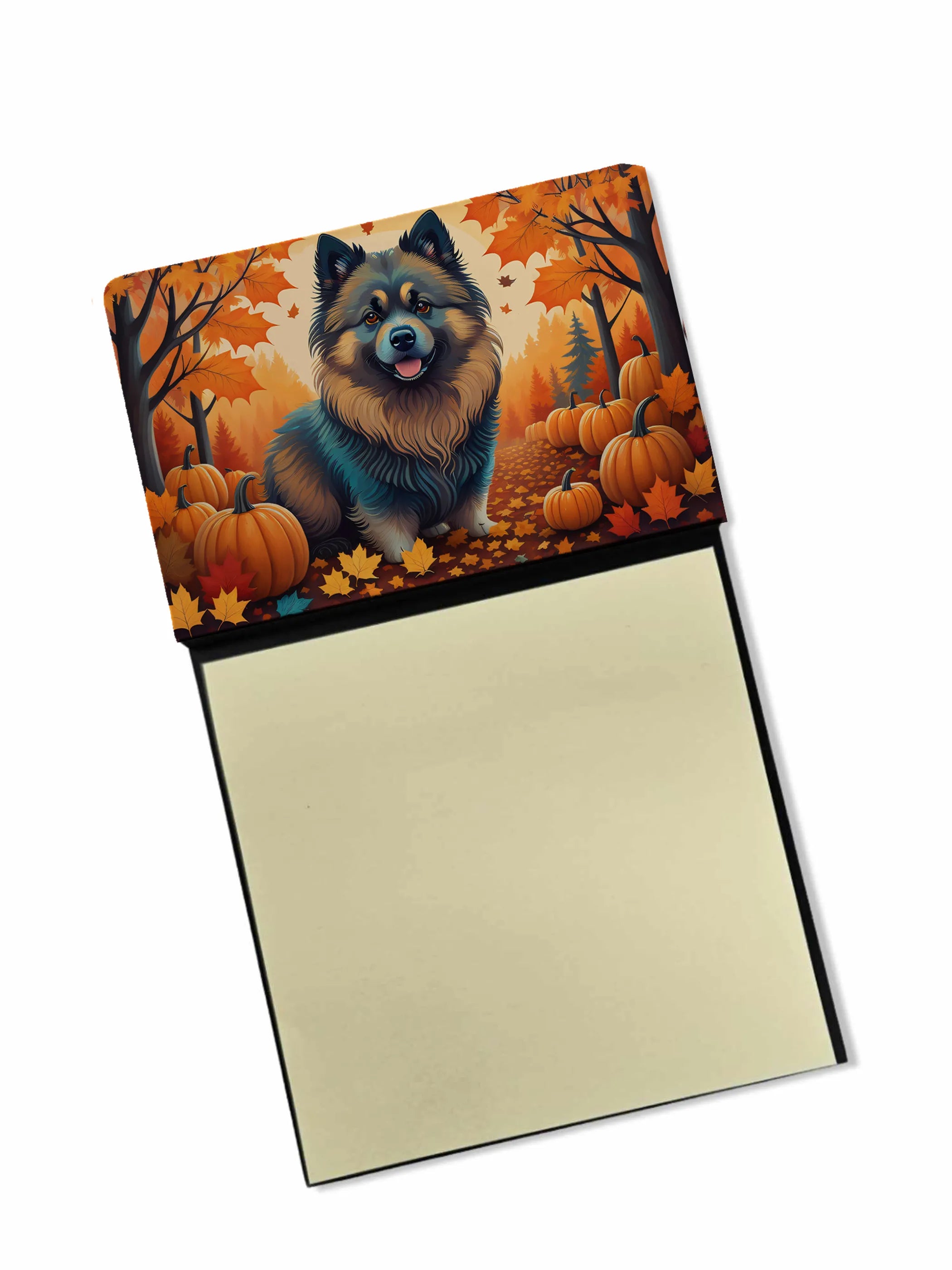 Autumn Leaves Sticky Note Holder - Pack Of: 1 | Collection name: Autumn leaves