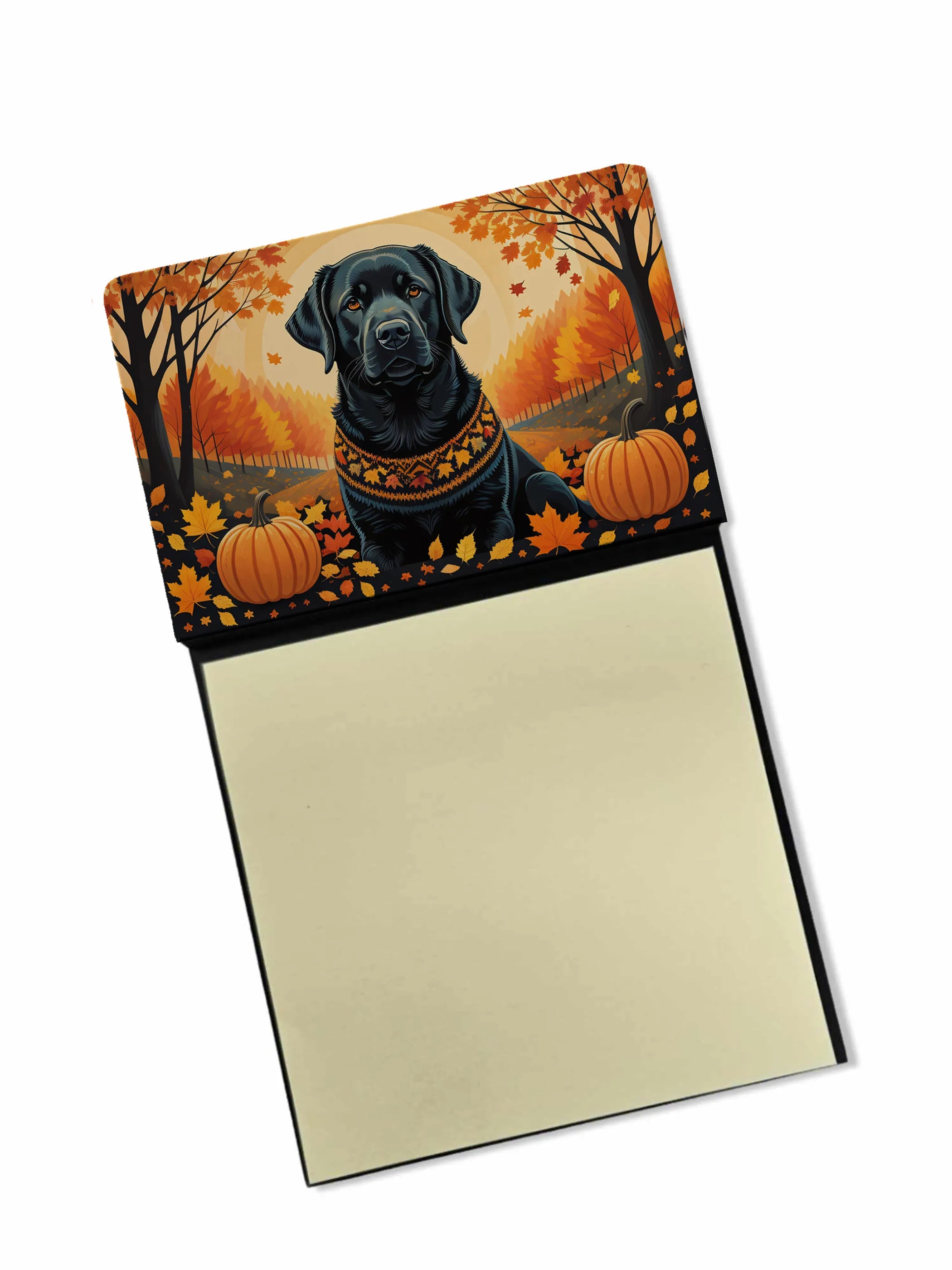 Autumn Leaves Sticky Note Holder - Pack Of: 1 | Collection name: Autumn leaves