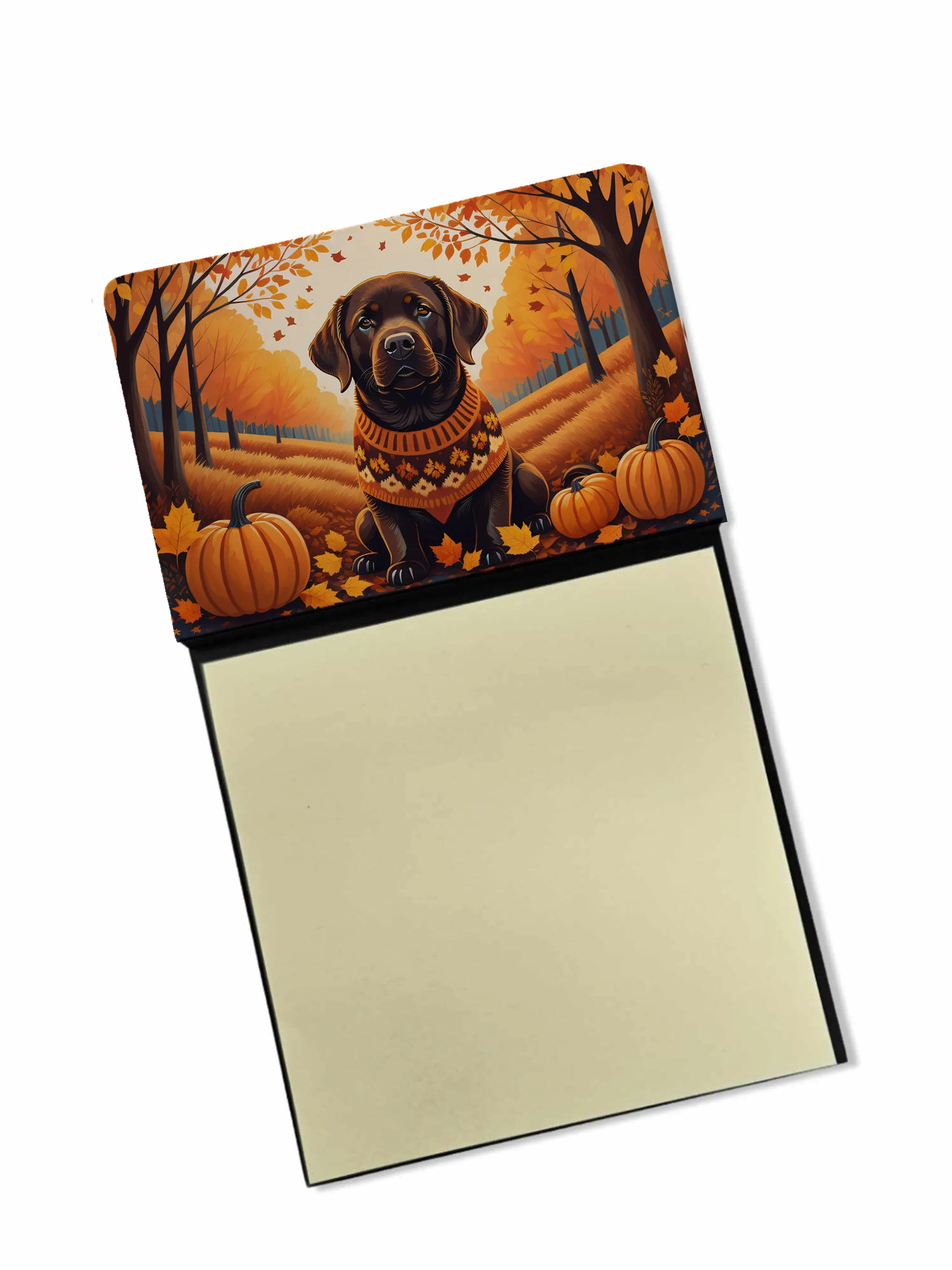 Autumn Leaves Sticky Note Holder - Pack Of: 1 | Collection name: Autumn leaves