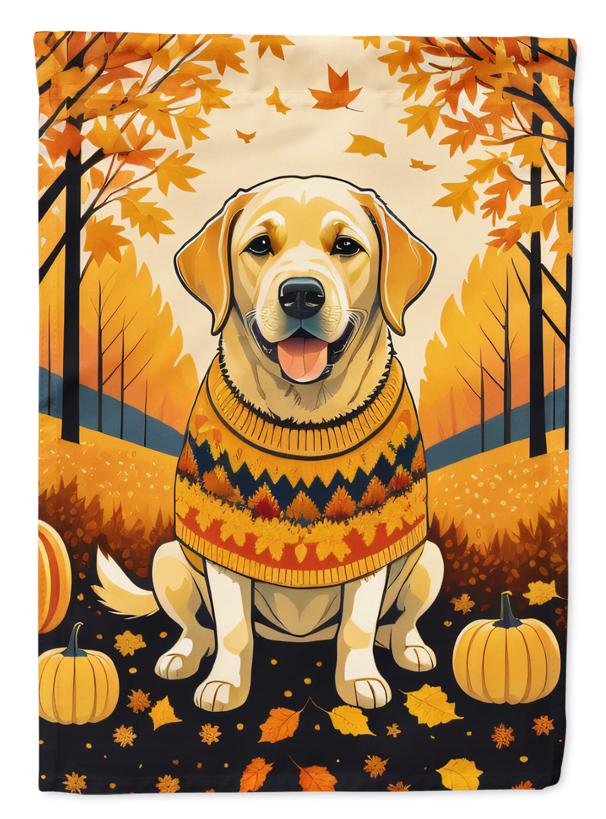 Autumn Leaves Decorative Flag - Pack Of: 1 | Collection name: Autumn leaves