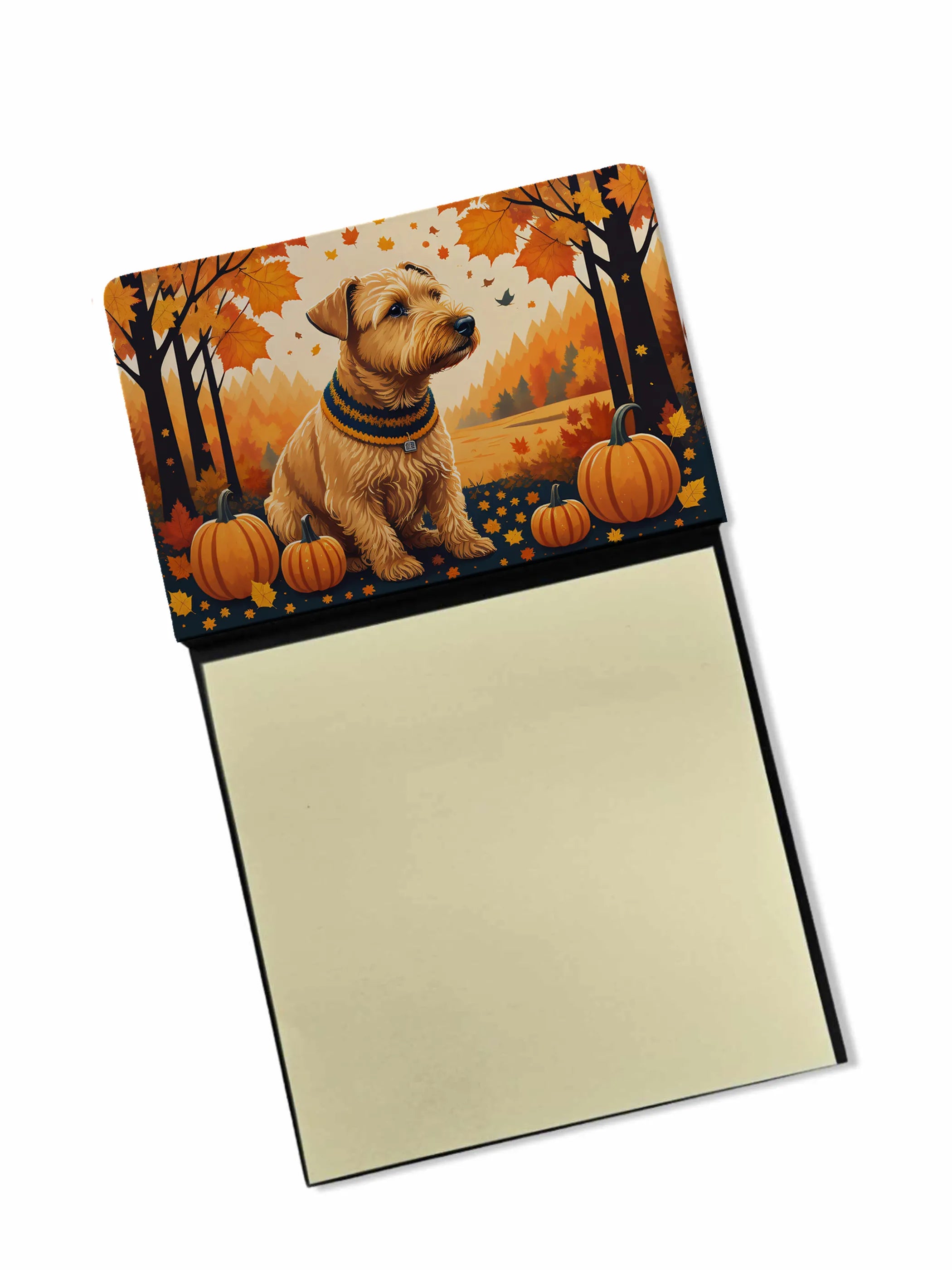 Autumn Leaves Sticky Note Holder - Pack Of: 1 | Collection name: Autumn leaves