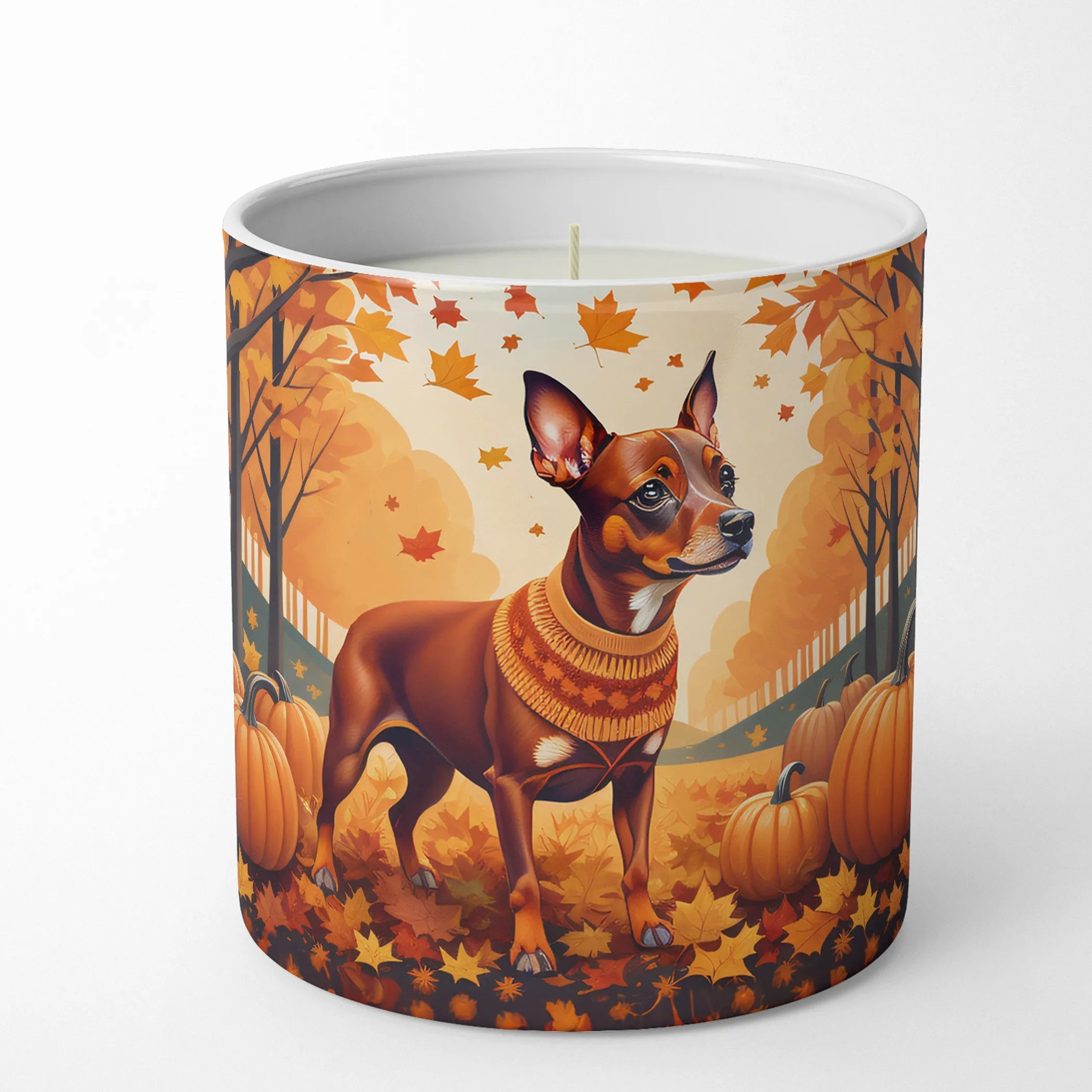 Autumn Leaves Decorative Soy Candle - Size: 10 OZ | Pack Of: 1 | Collection name: Autumn leaves
