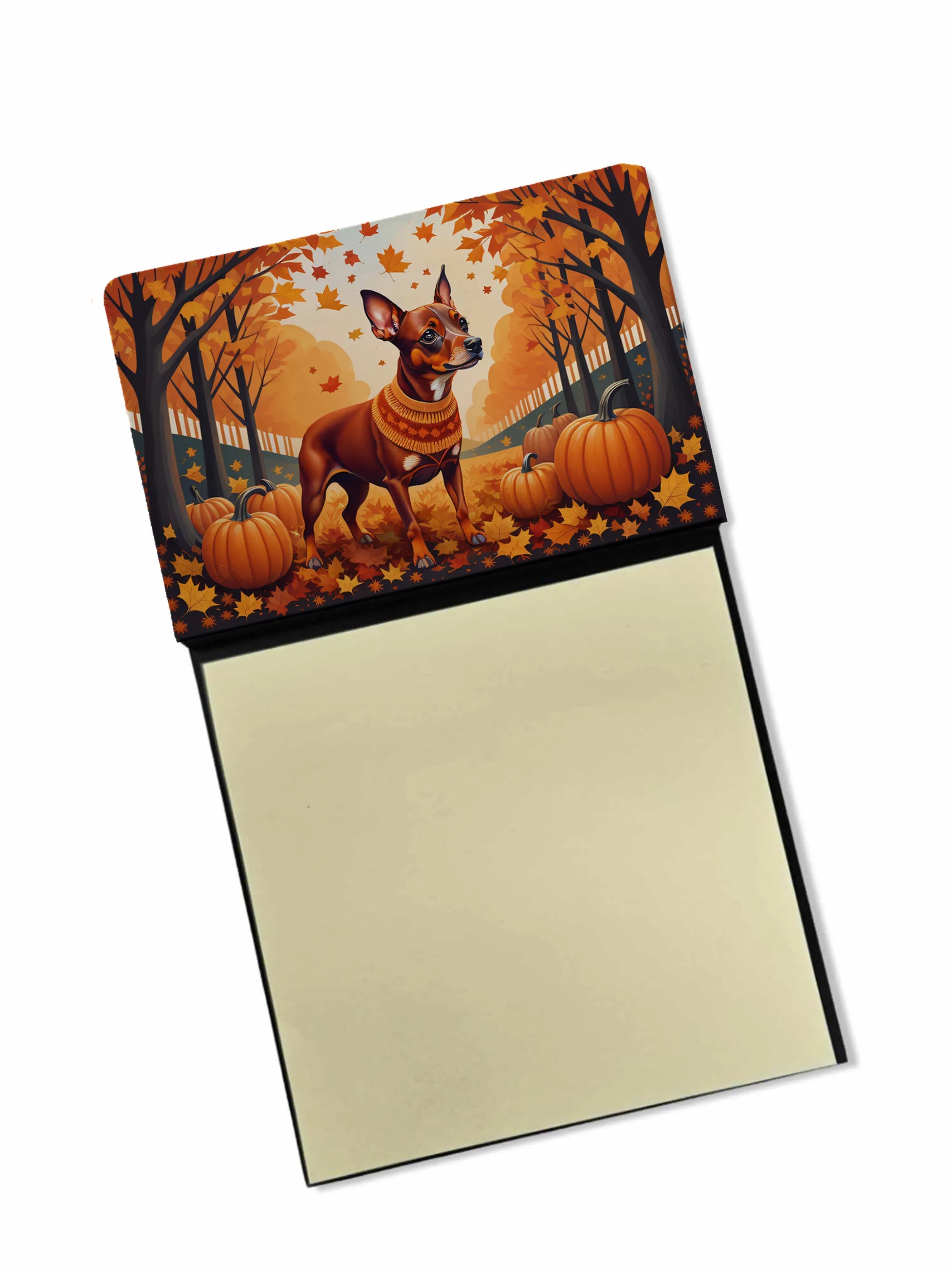Autumn Leaves Sticky Note Holder - Pack Of: 1 | Collection name: Autumn leaves