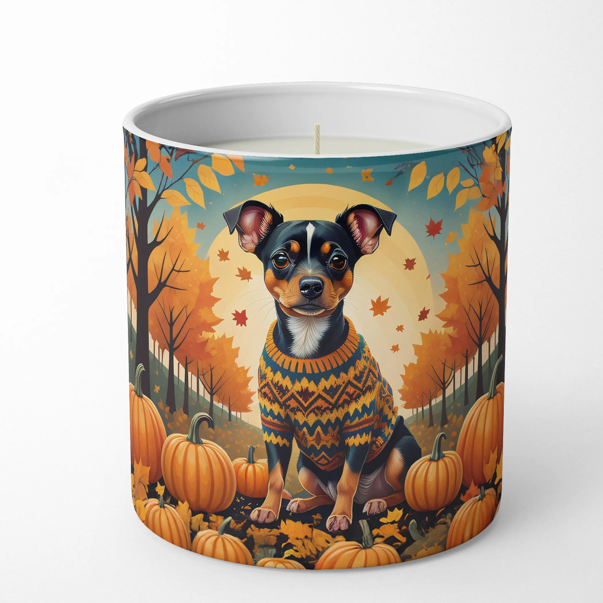 Autumn Leaves Decorative Soy Candle - Size: 10 OZ | Pack Of: 1 | Collection name: Autumn leaves