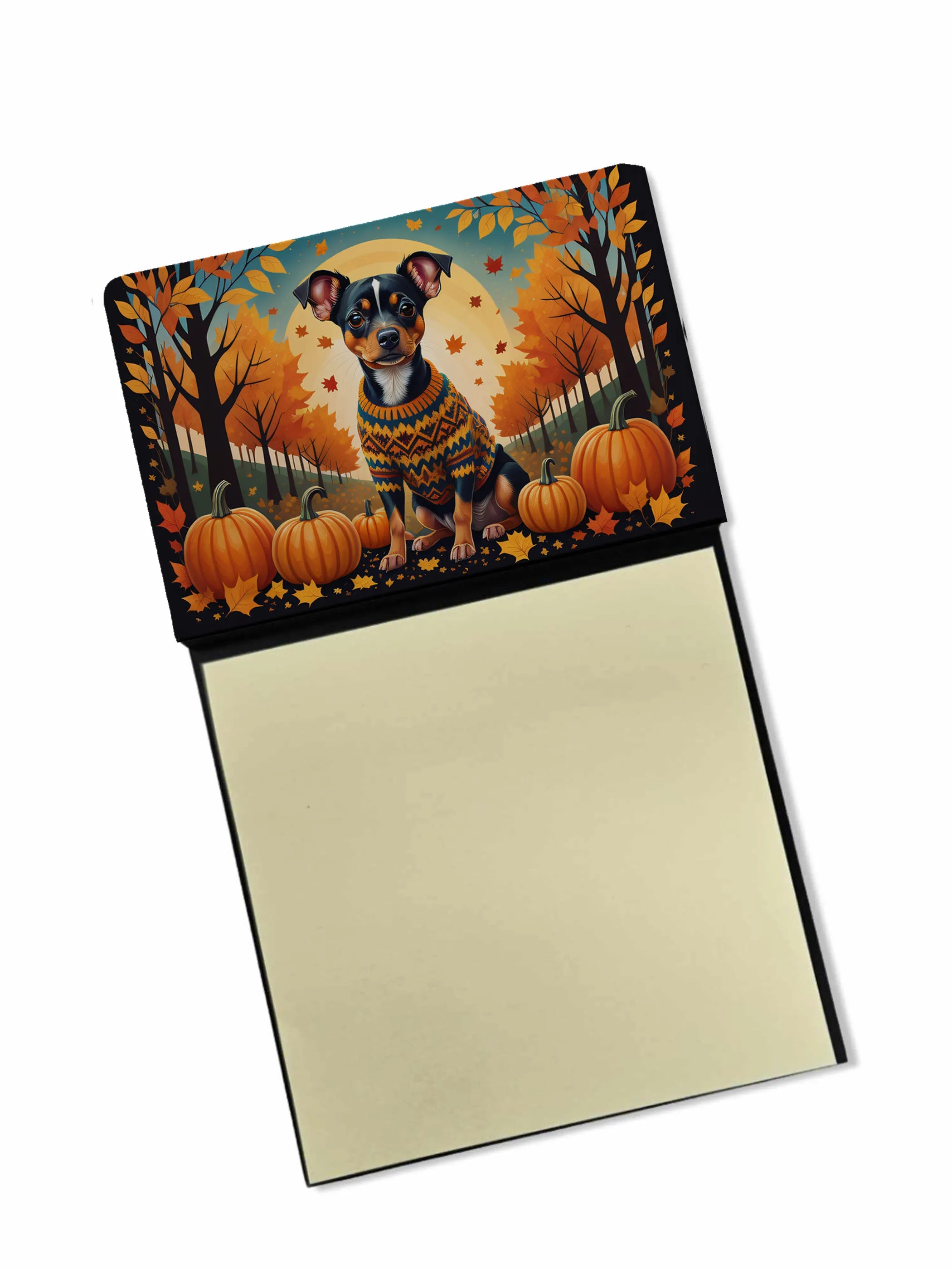 Autumn Leaves Sticky Note Holder - Pack Of: 1 | Collection name: Autumn leaves