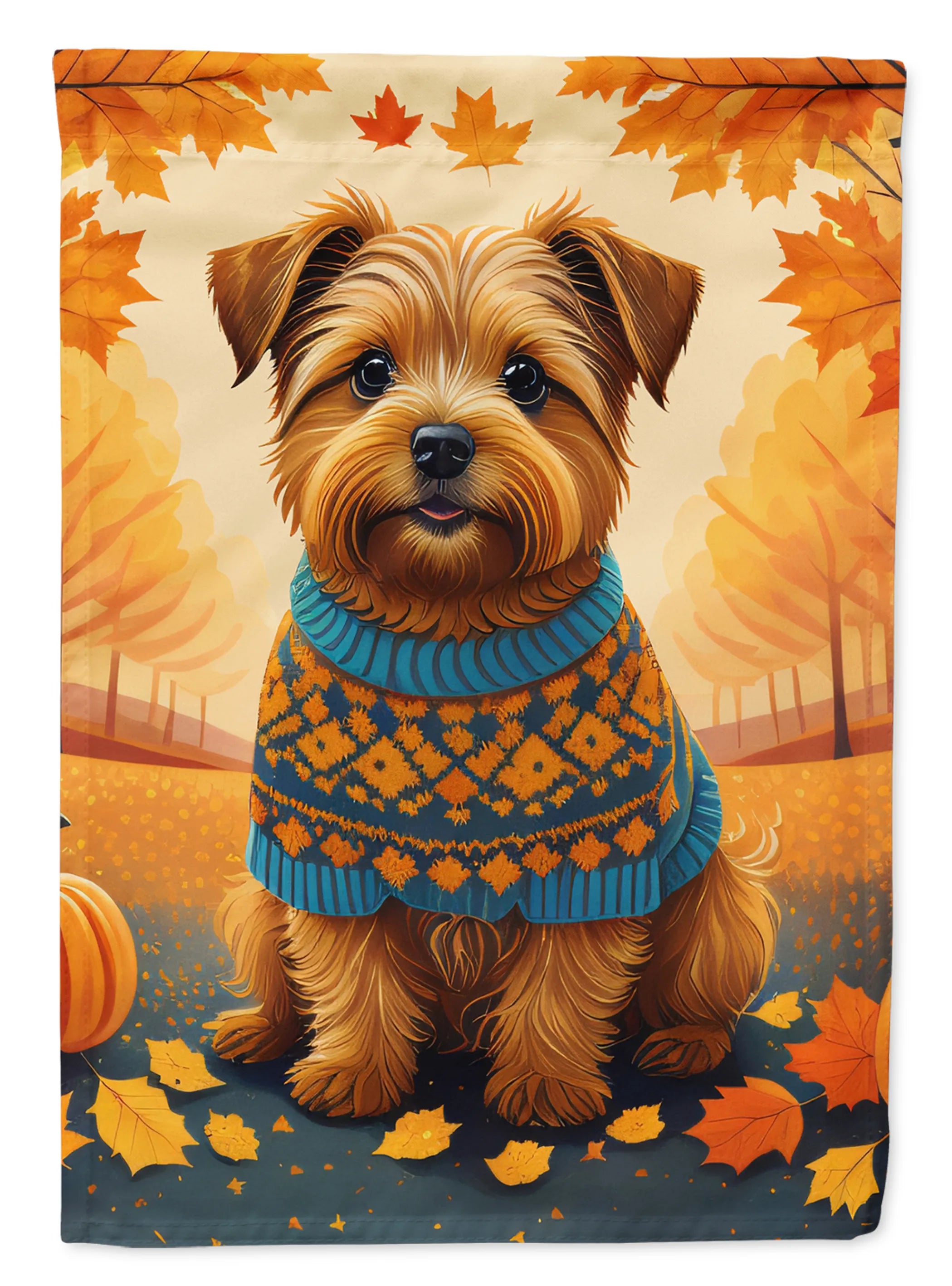 Autumn Leaves Decorative Flag - Pack Of: 1 | Collection name: Autumn leaves