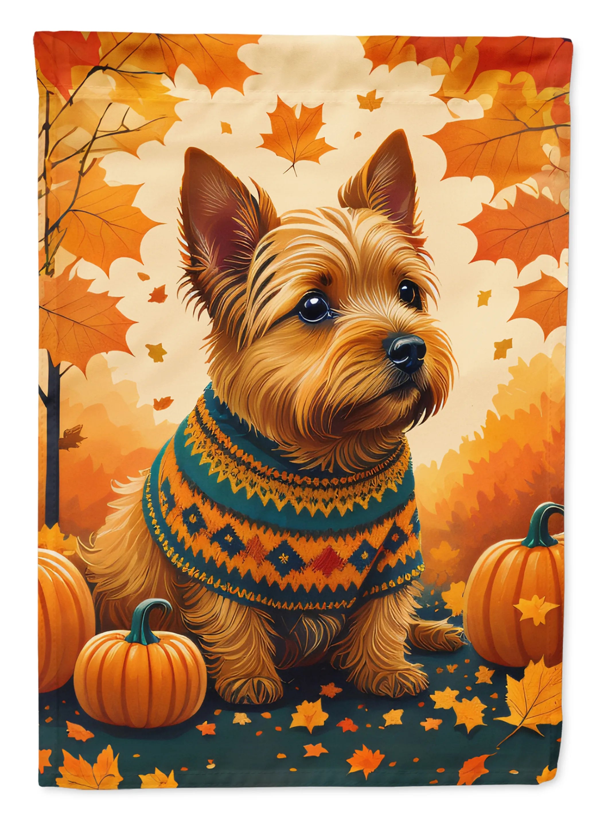 Autumn Leaves Decorative Flag - Pack Of: 1 | Collection name: Autumn leaves