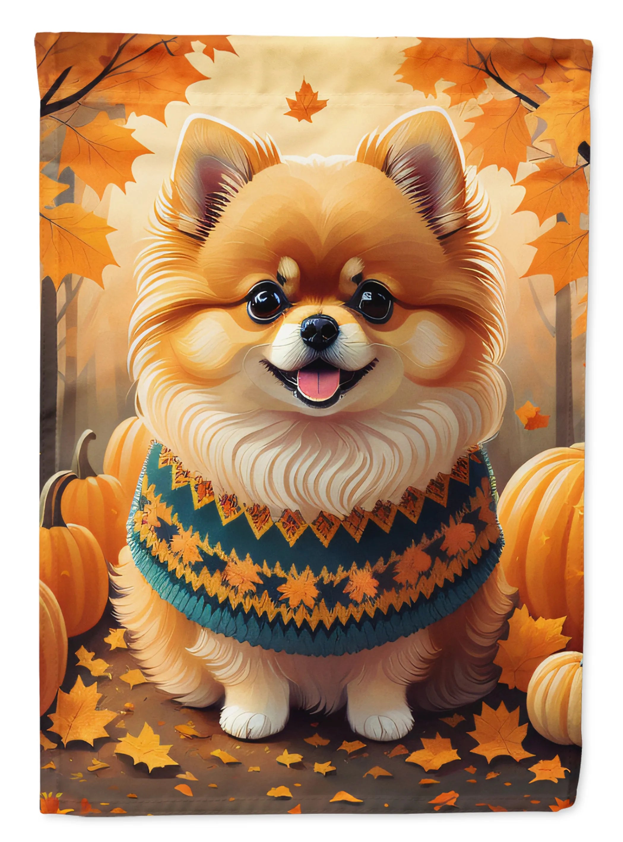 Autumn Leaves Decorative Flag - Pack Of: 1 | Collection name: Autumn leaves